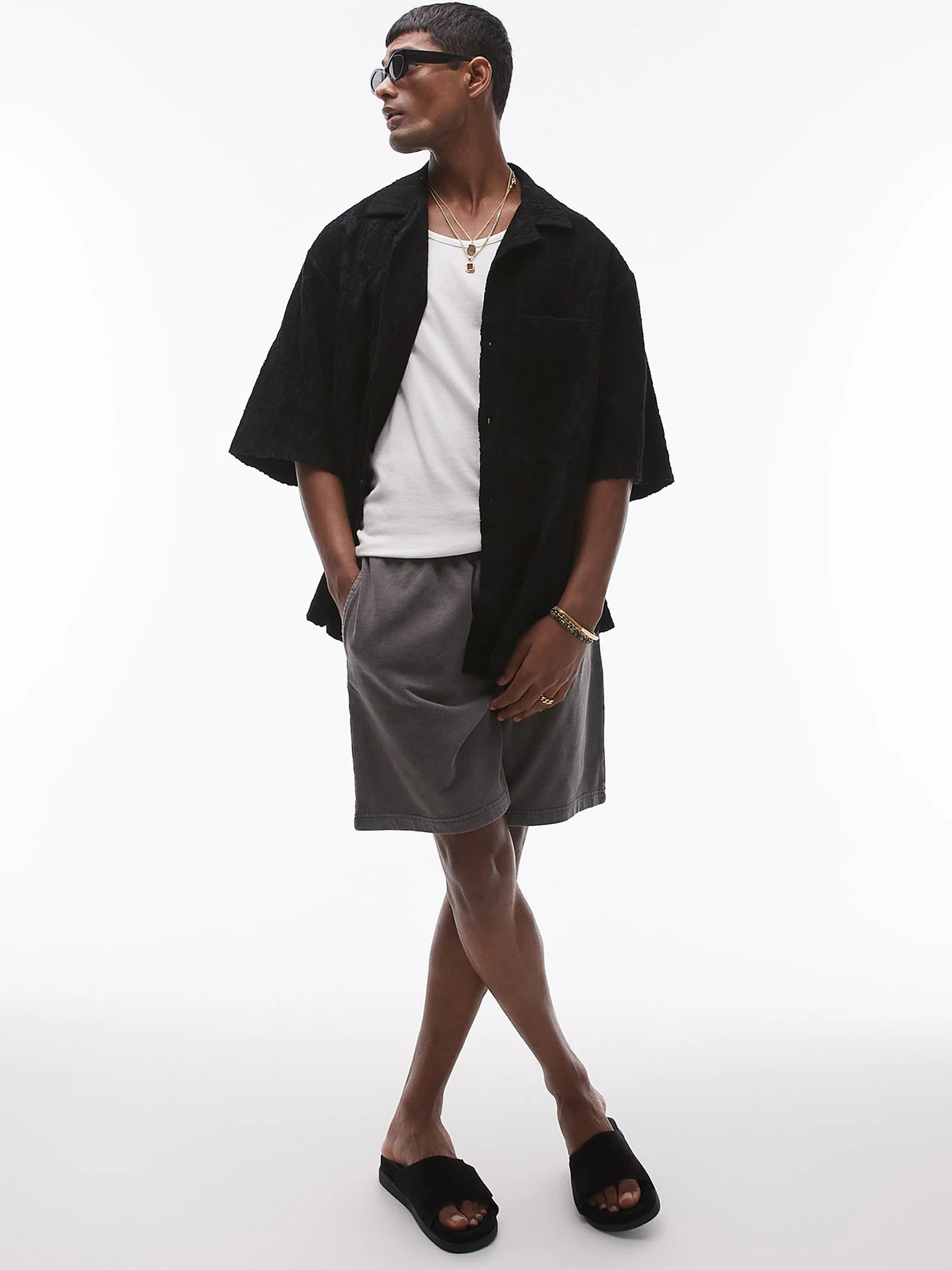 Jacquard Oversized Shirt - Image 3