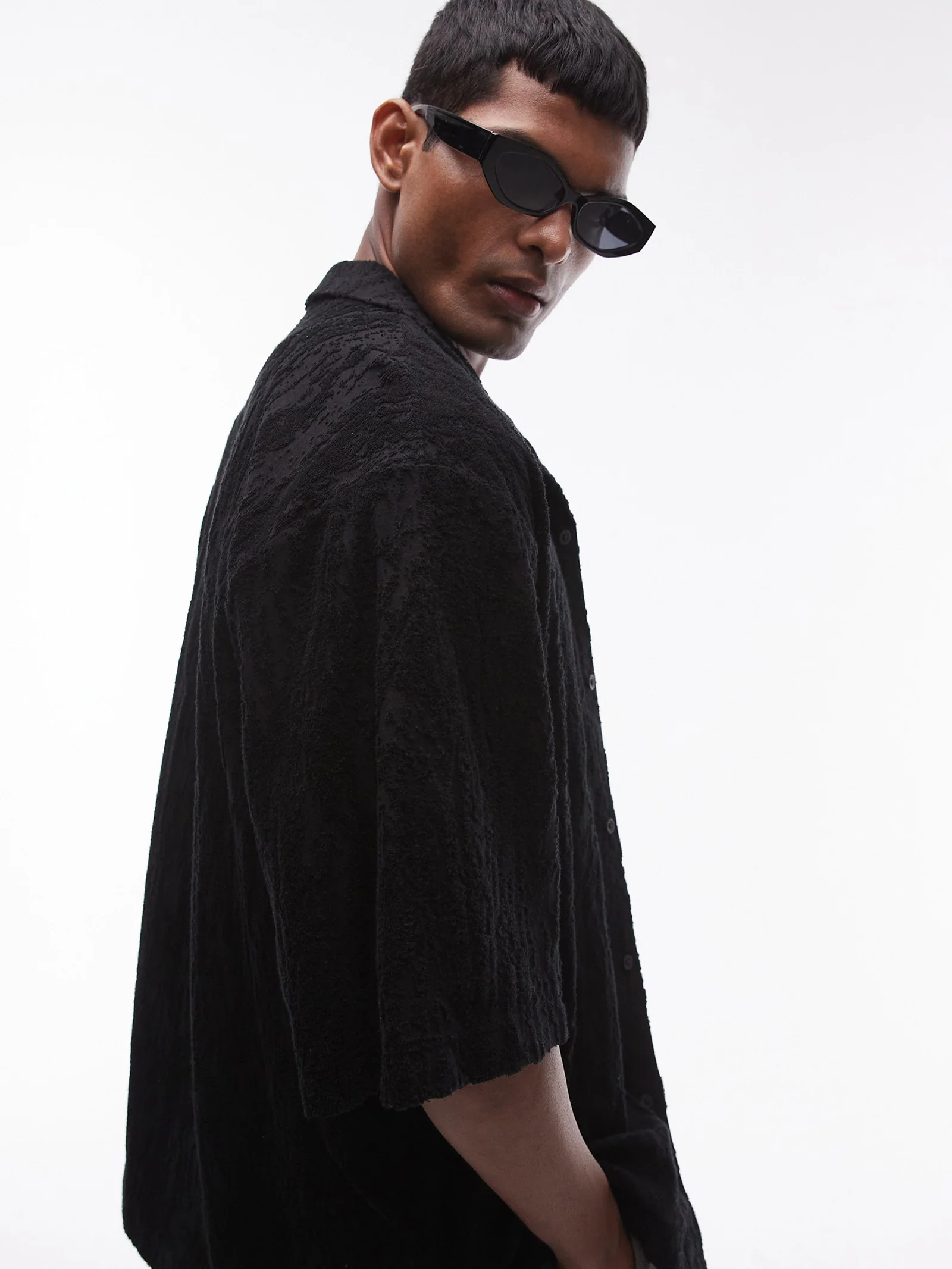 Jacquard Oversized Shirt - Image 4