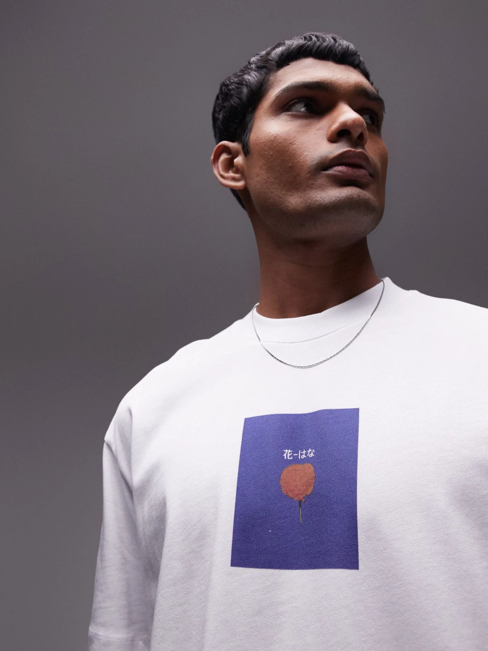 Japanese Poppy Print Oversized T-Shirt - Image 3