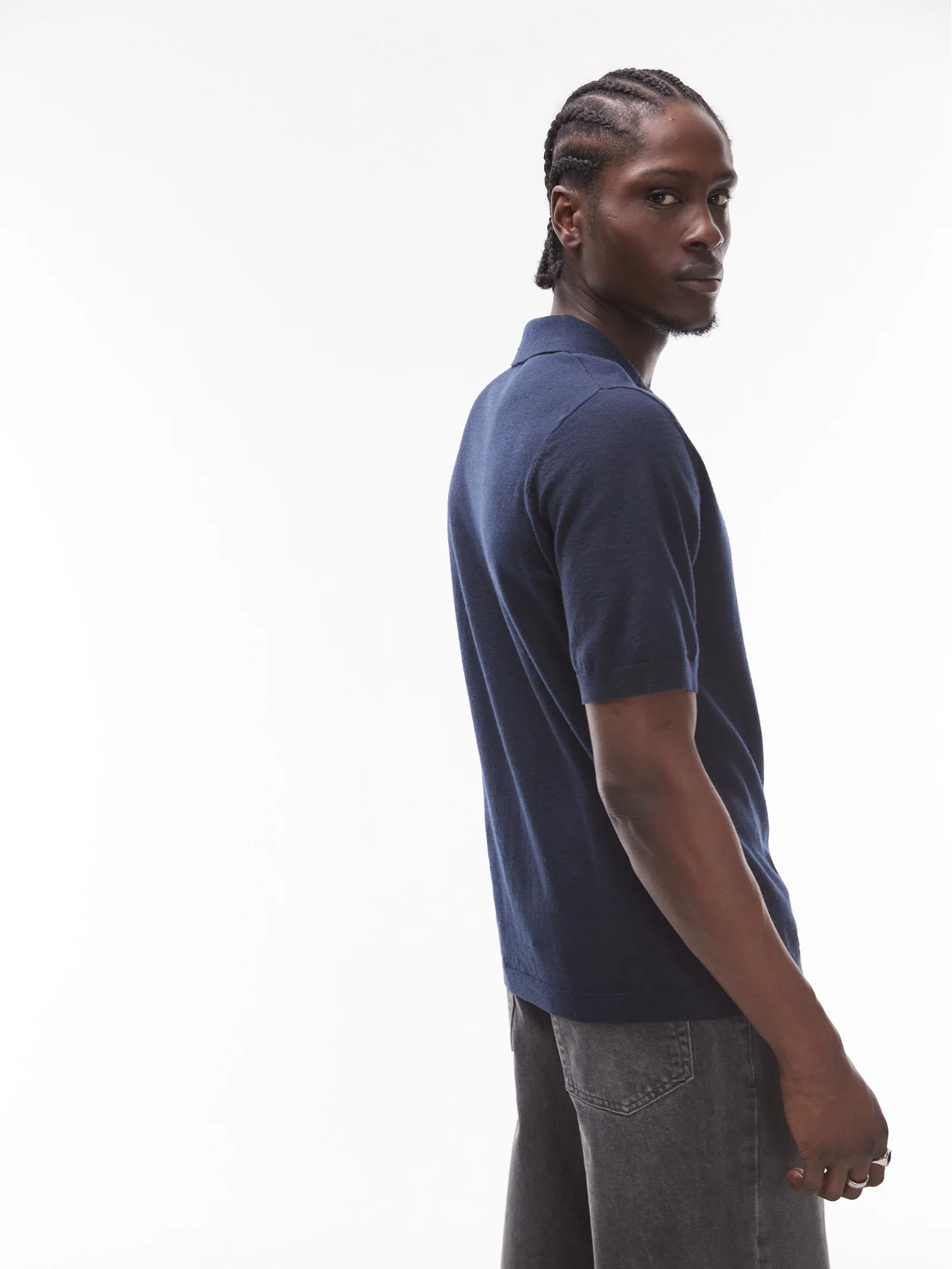 Topman Knitted Revere Shirt - Image 2