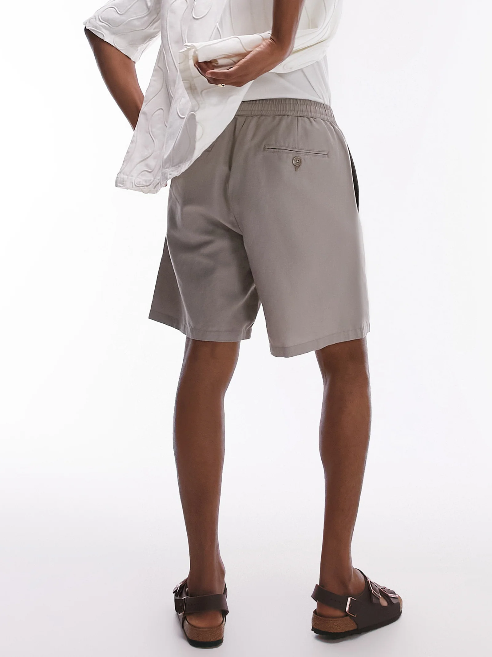 Linen Blend Shorts - Image 5