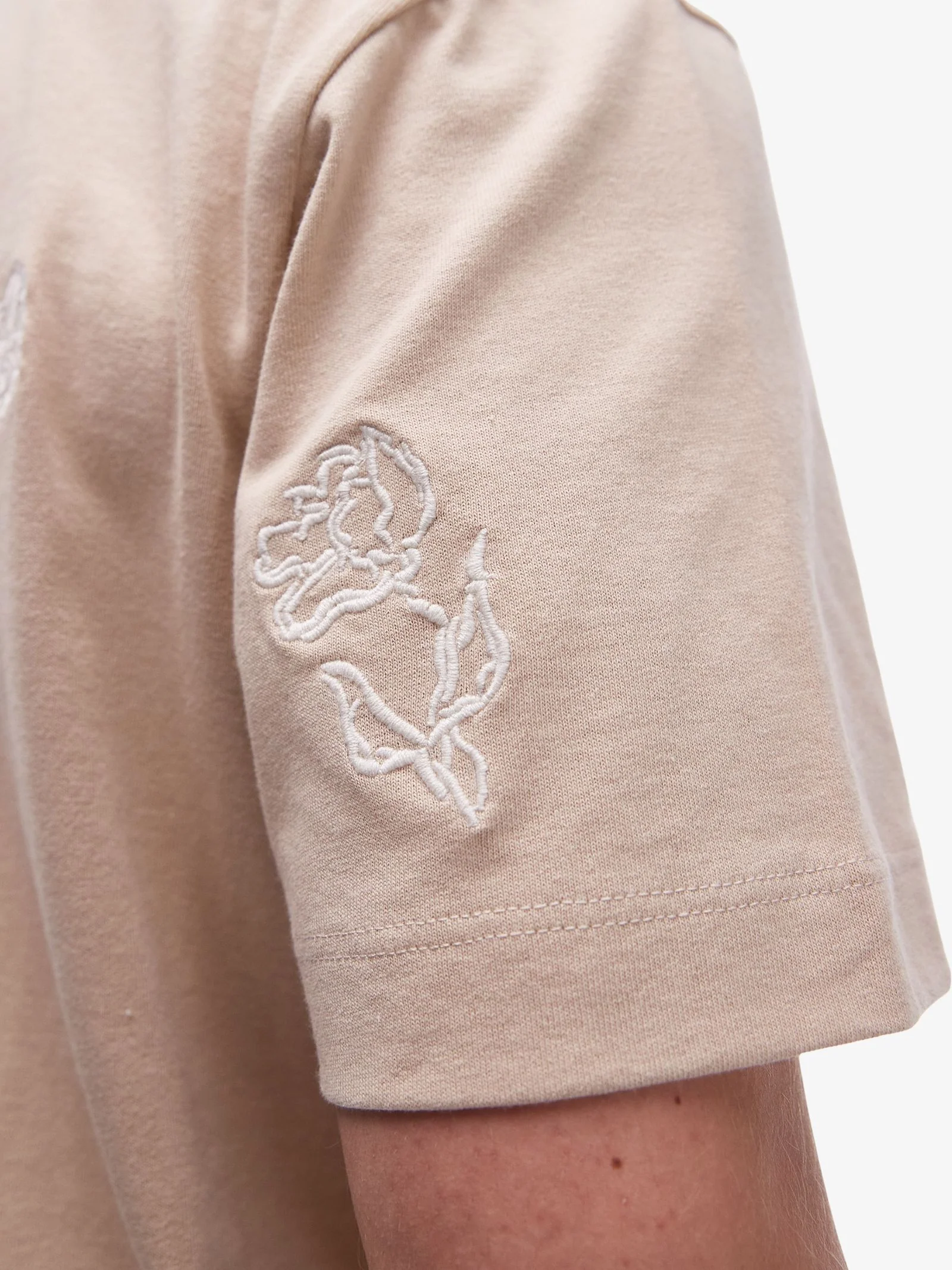 Oversized Floral Embroidery Shirt - Image 4
