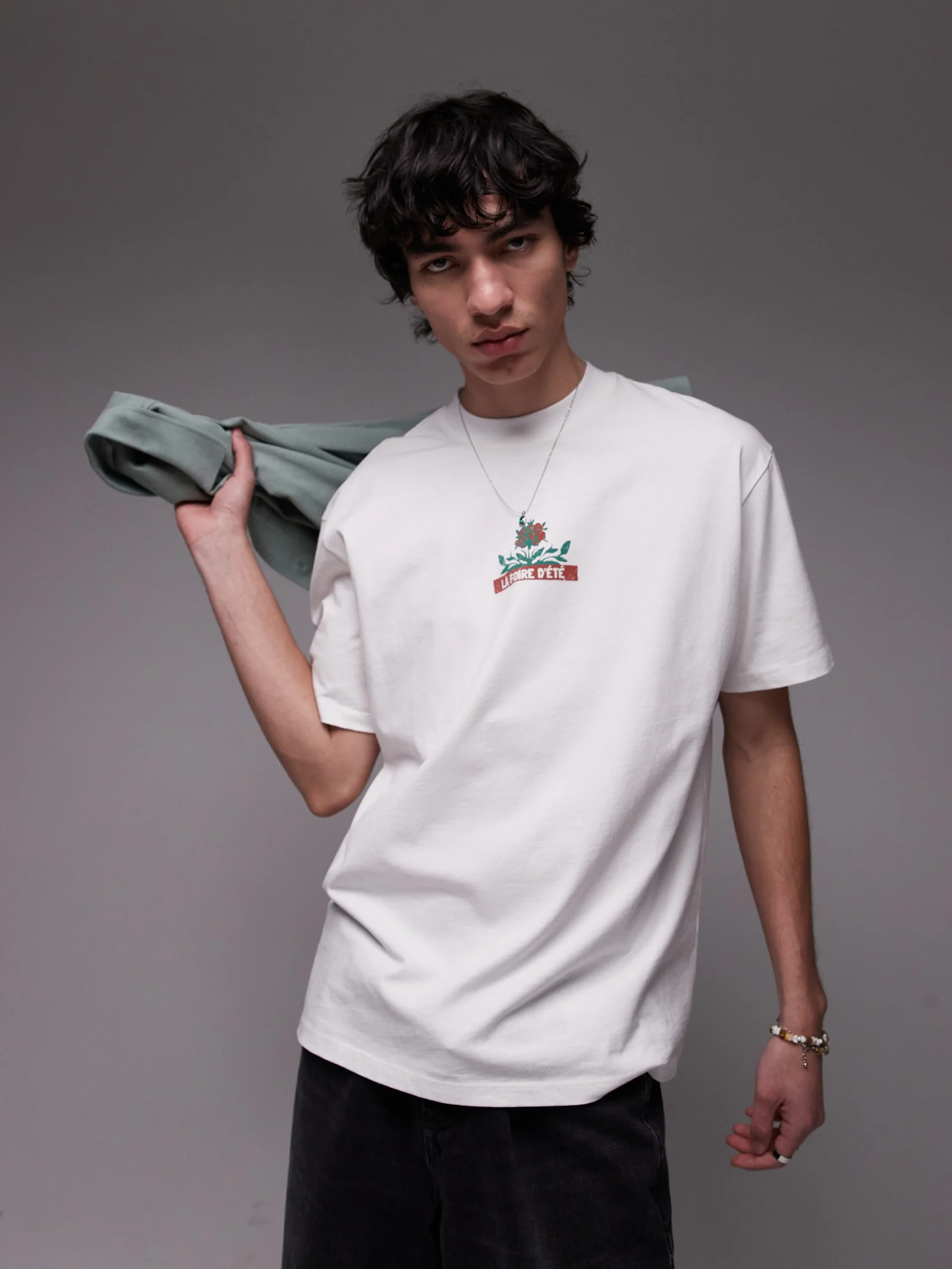 Oversized Rose T-Shirt - Image 2