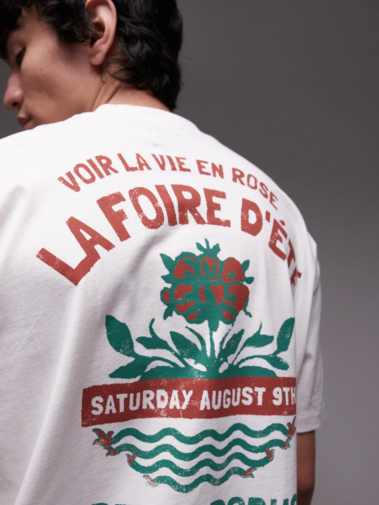 Oversized Rose T-Shirt - Image 4