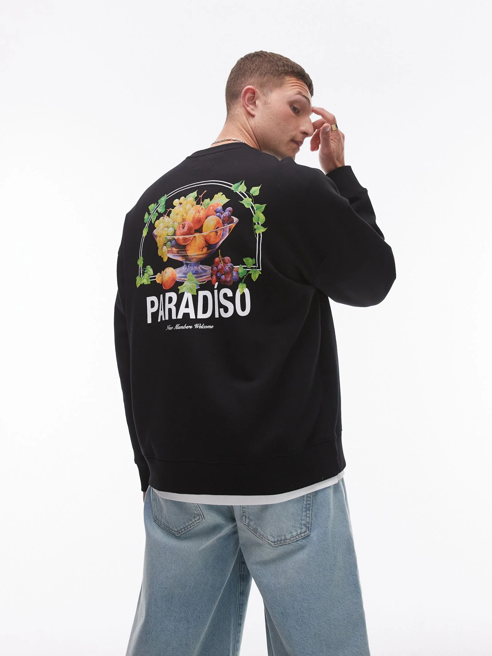Oversized Sweat with Paradiso Print - Image 2