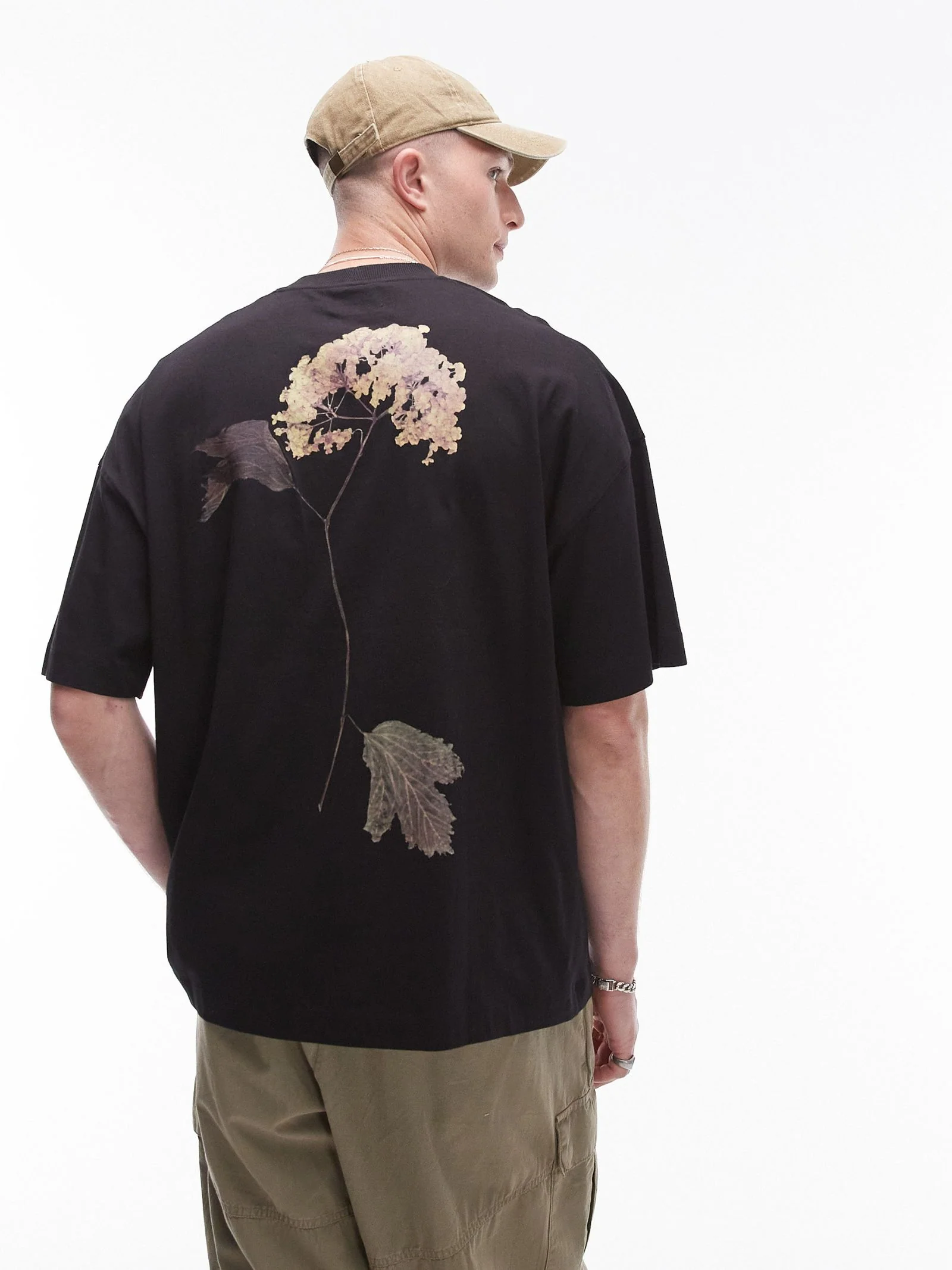 Pressed Flower Oversized T-Shirt - Image 2