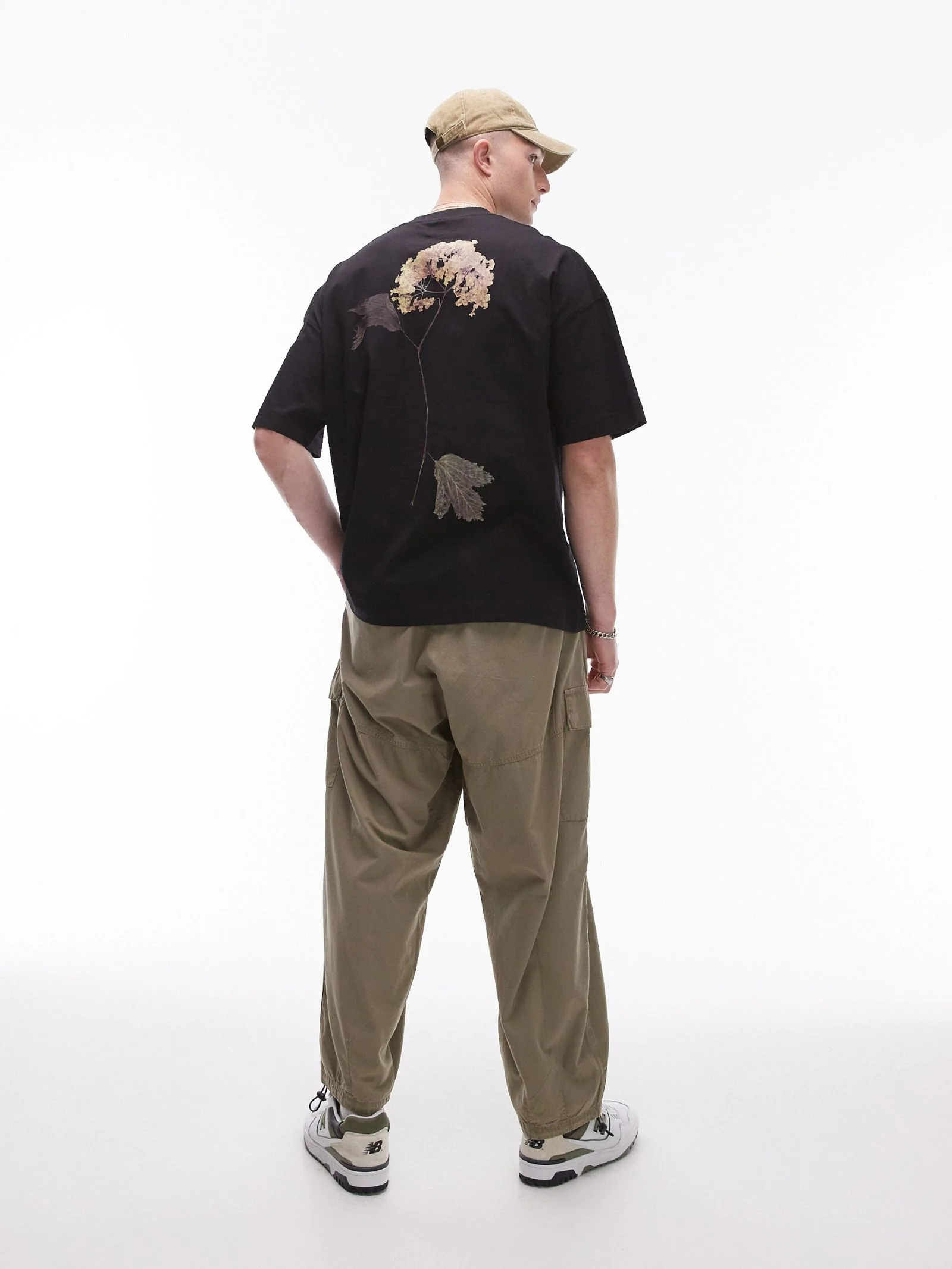 Pressed Flower Oversized T-Shirt - Image 3