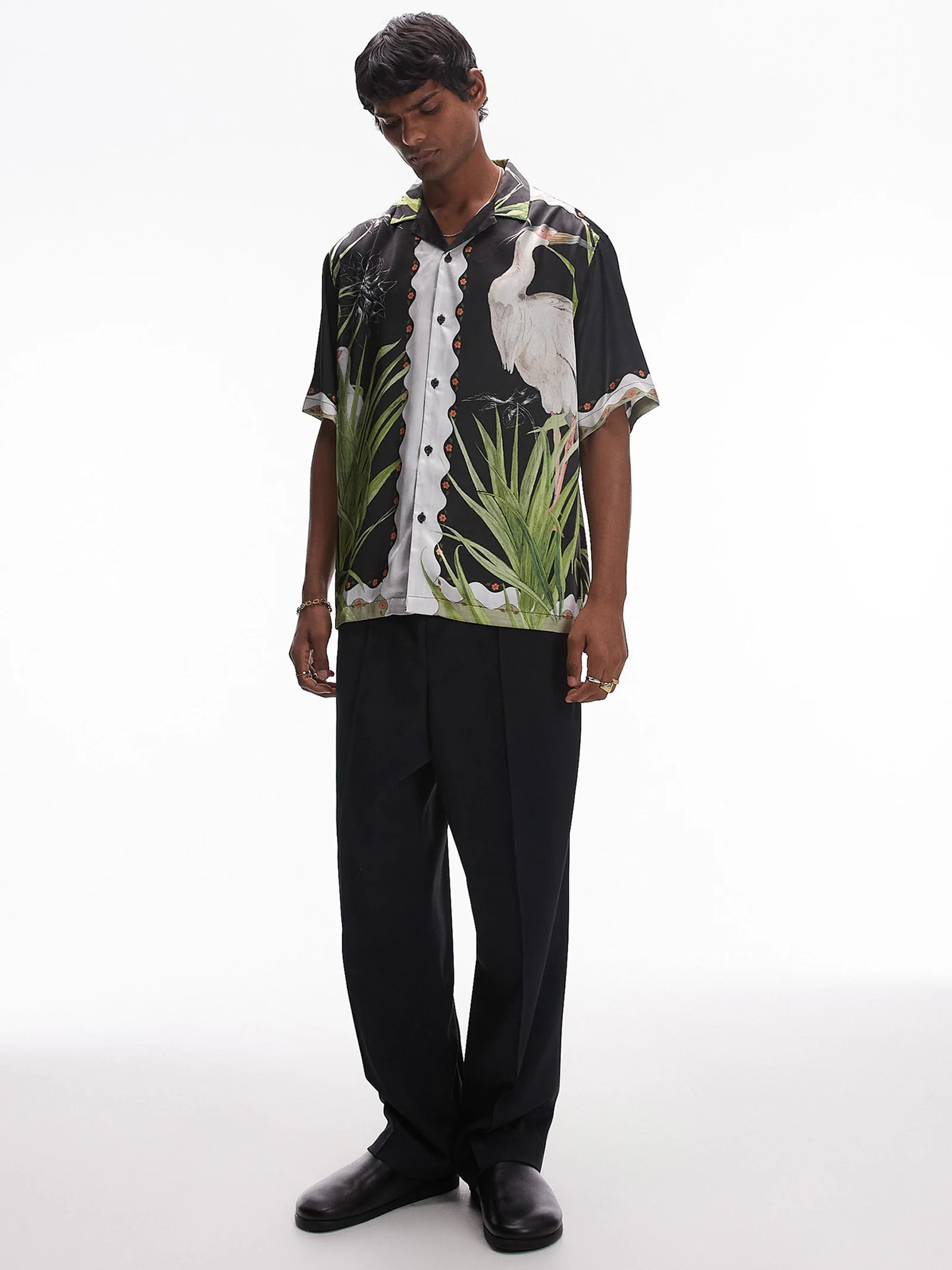 Satin Heron Shirt - Image 3