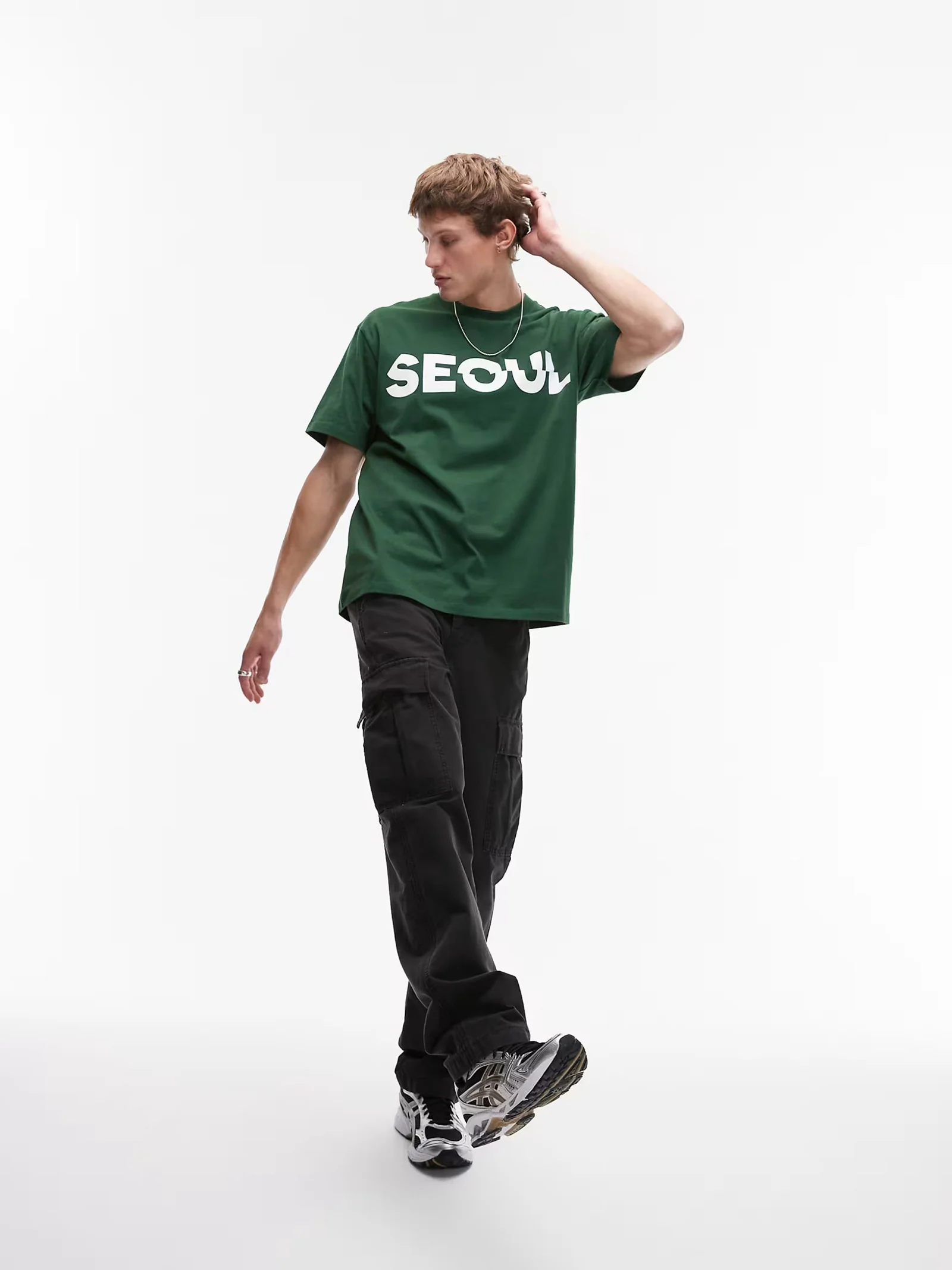 Seoul Print Oversized T-Shirt - Image 4