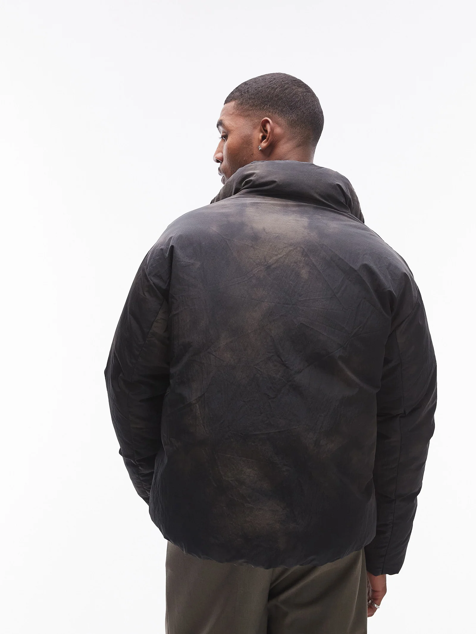Topman Sprayed Puffer Jacket - Image 2