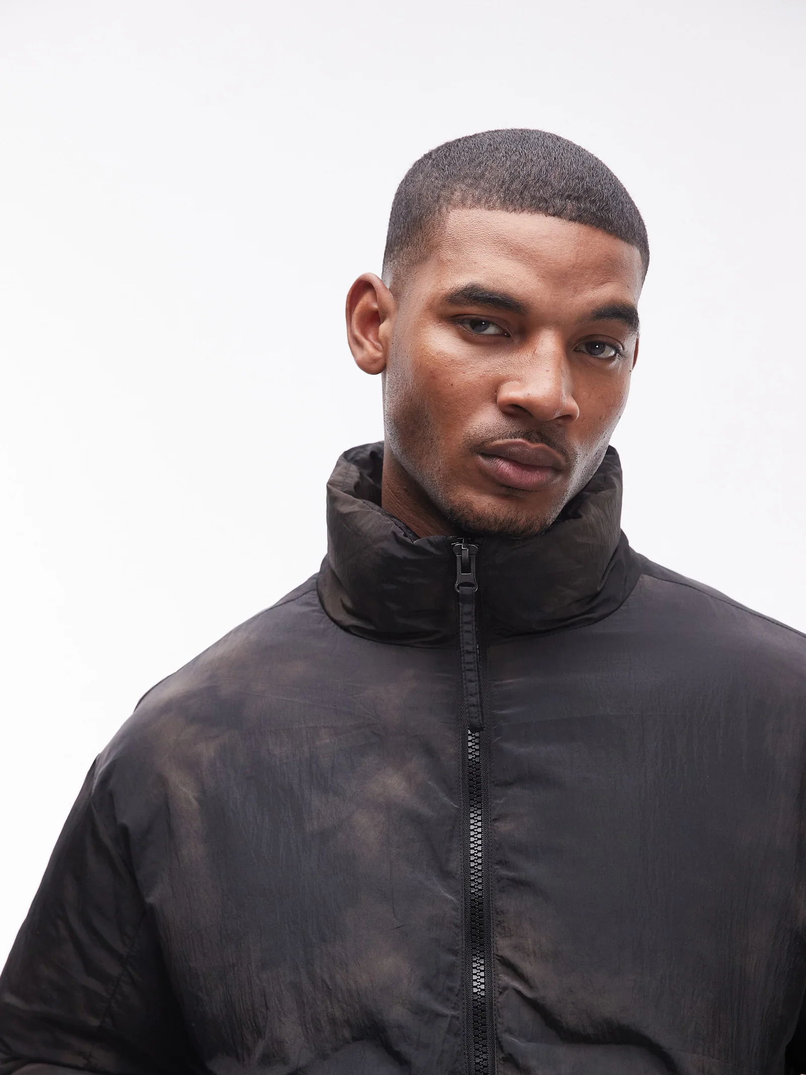 Topman Sprayed Puffer Jacket - Image 3