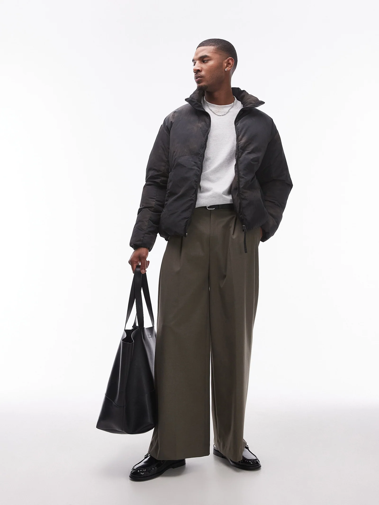Topman Sprayed Puffer Jacket - Image 4