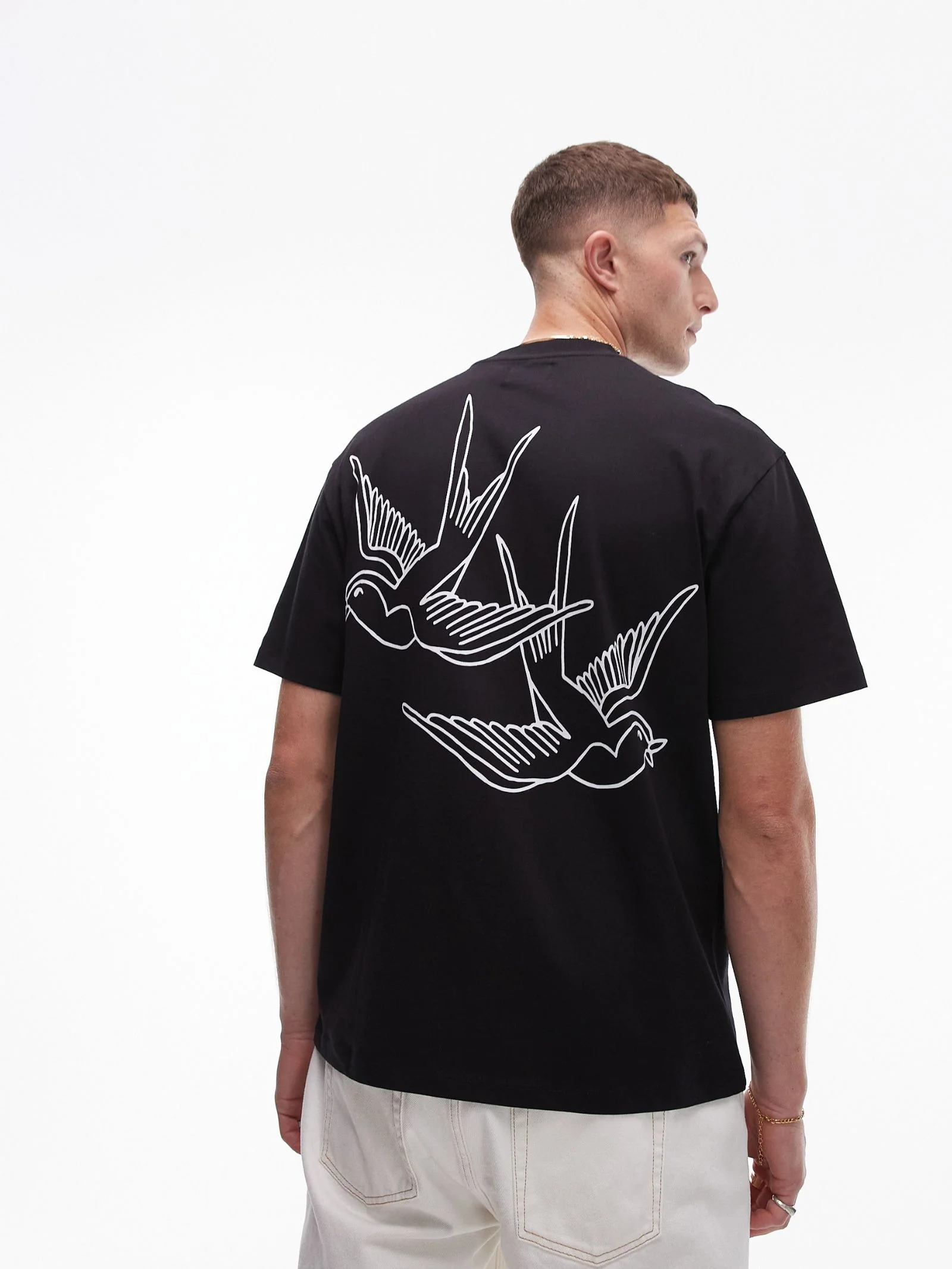 Swallows Oversized T-Shirt - Image 2
