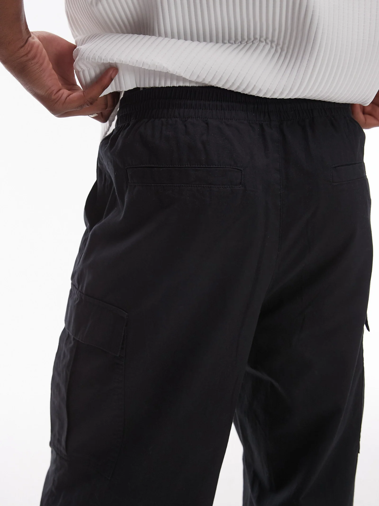 Wide Leg Cargo  Pants - Image 4