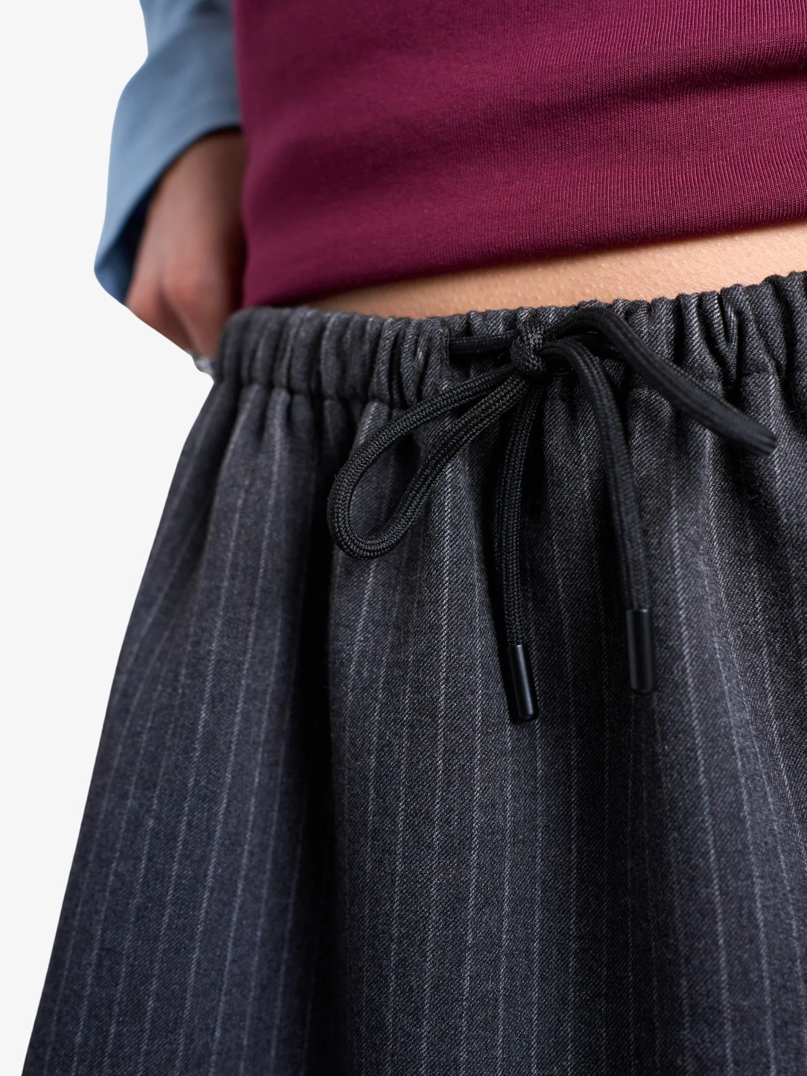 Brushed Low Rise Flippy Mini Micro Skirt - Image 4