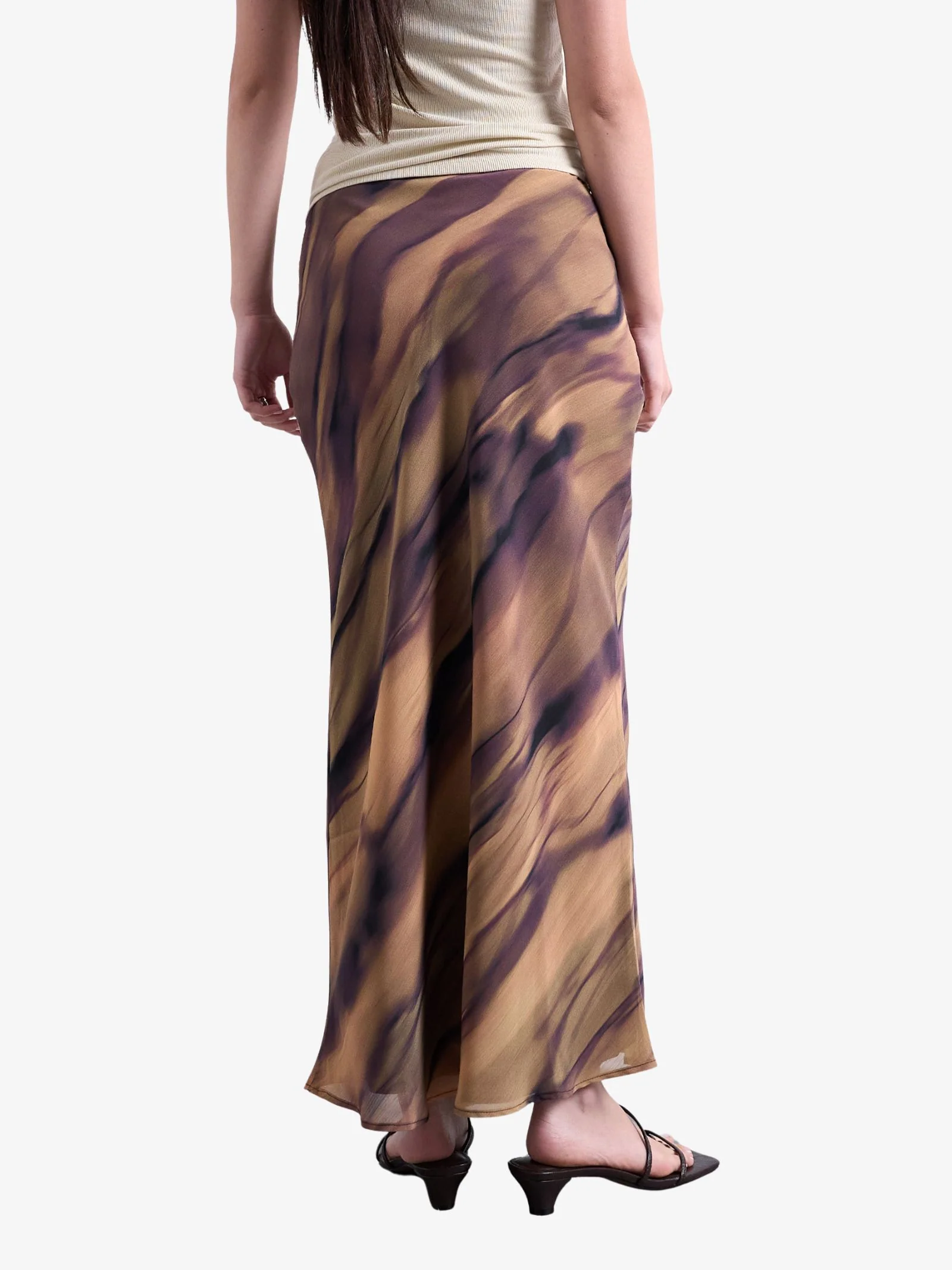 Chiffon Midi Skirt - Image 3