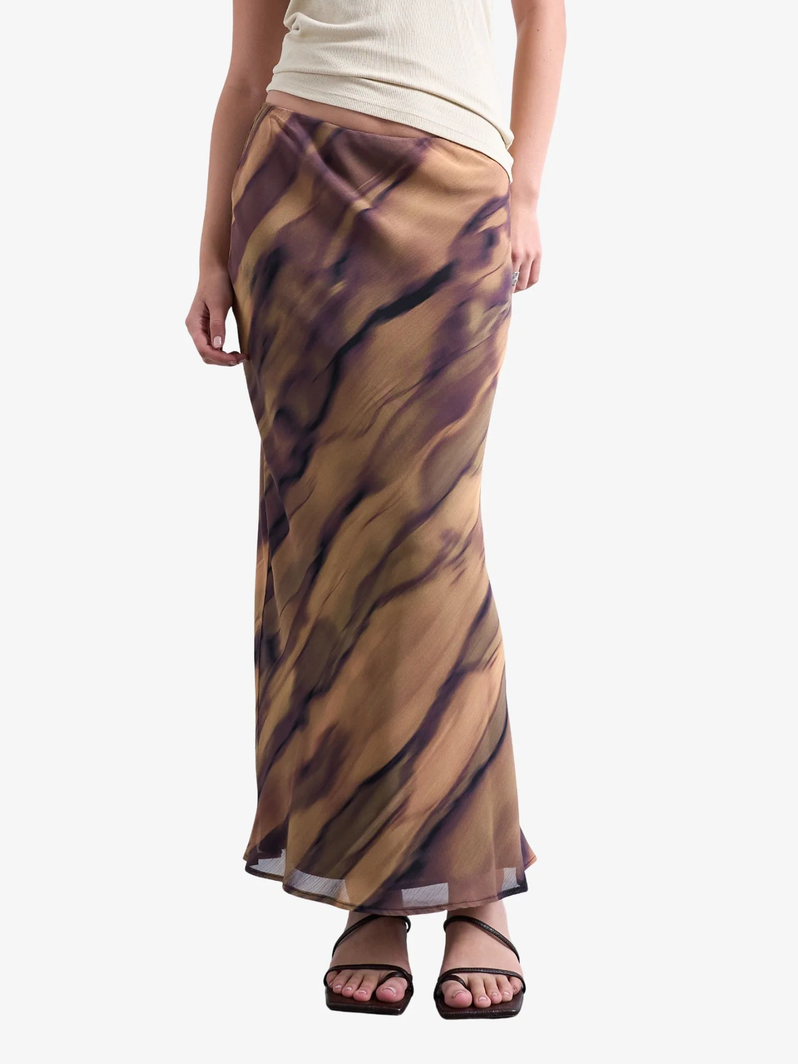 Chiffon Midi Skirt - Image 4