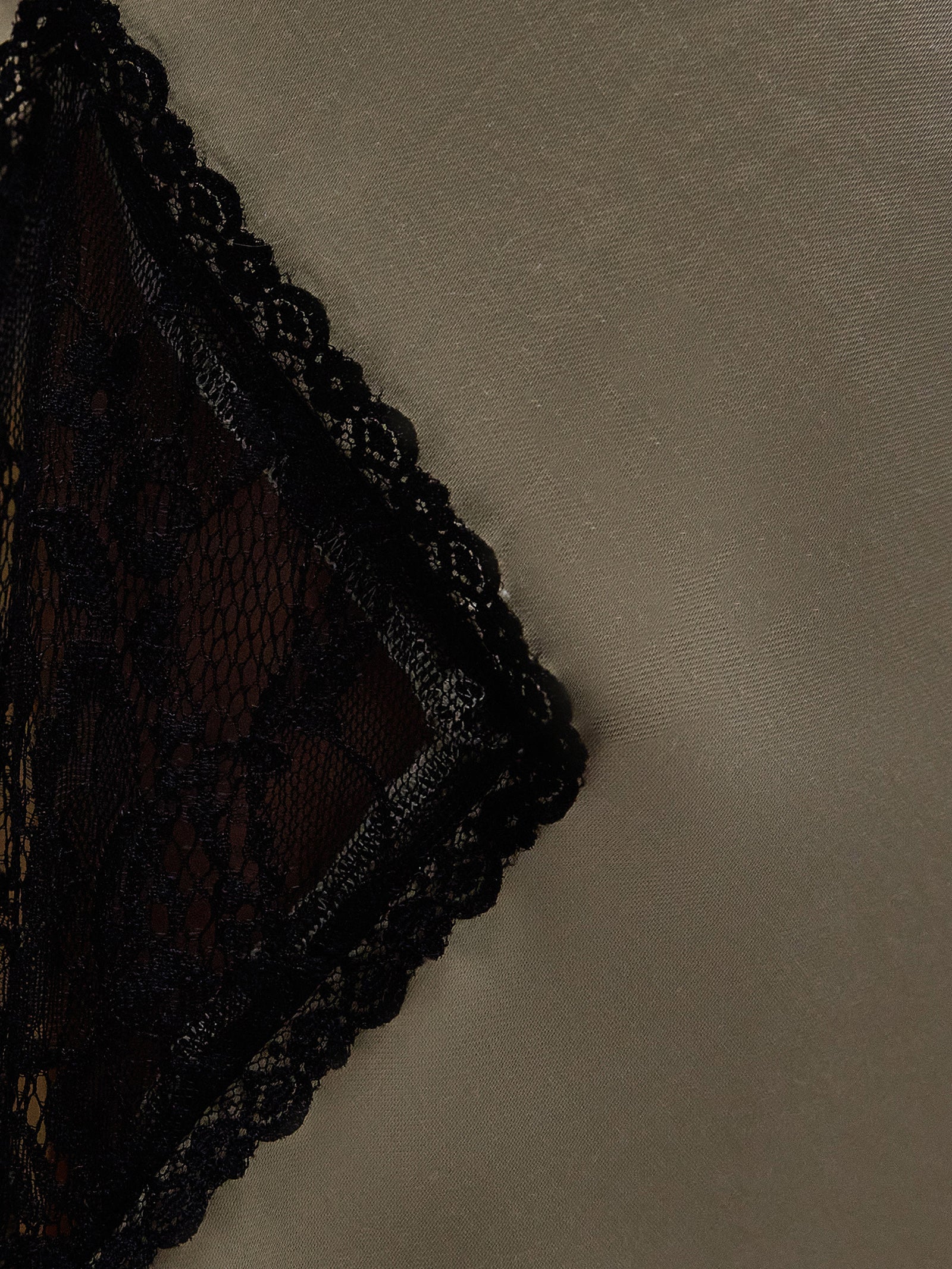 Co-Ord SatinLace MixMidi Skirt - Image 4