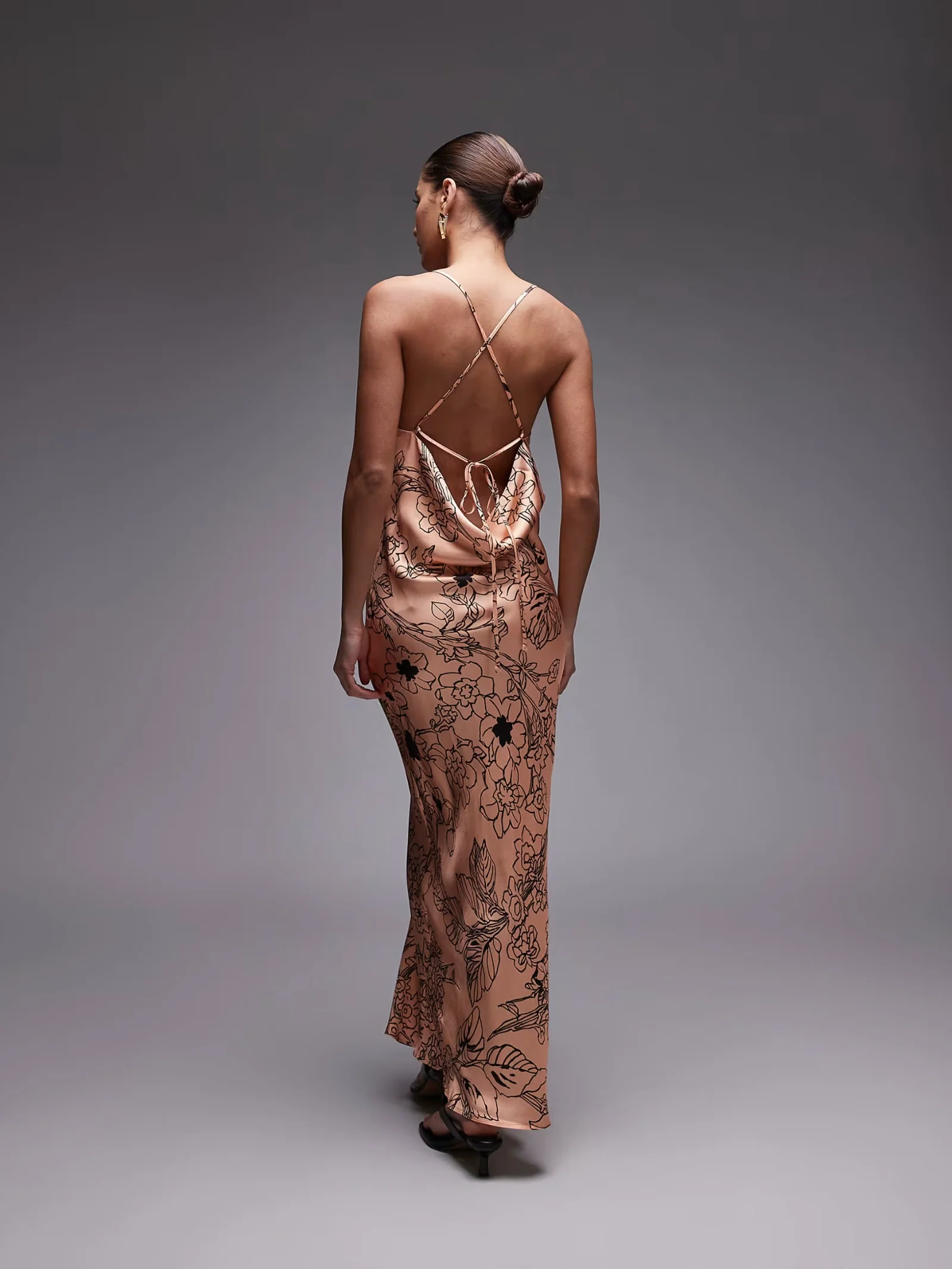 Cowl Maxi Slip Dress - Image 3