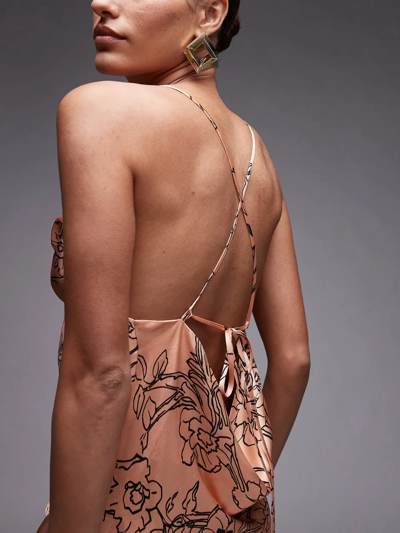 Cowl Maxi Slip Dress - Image 4