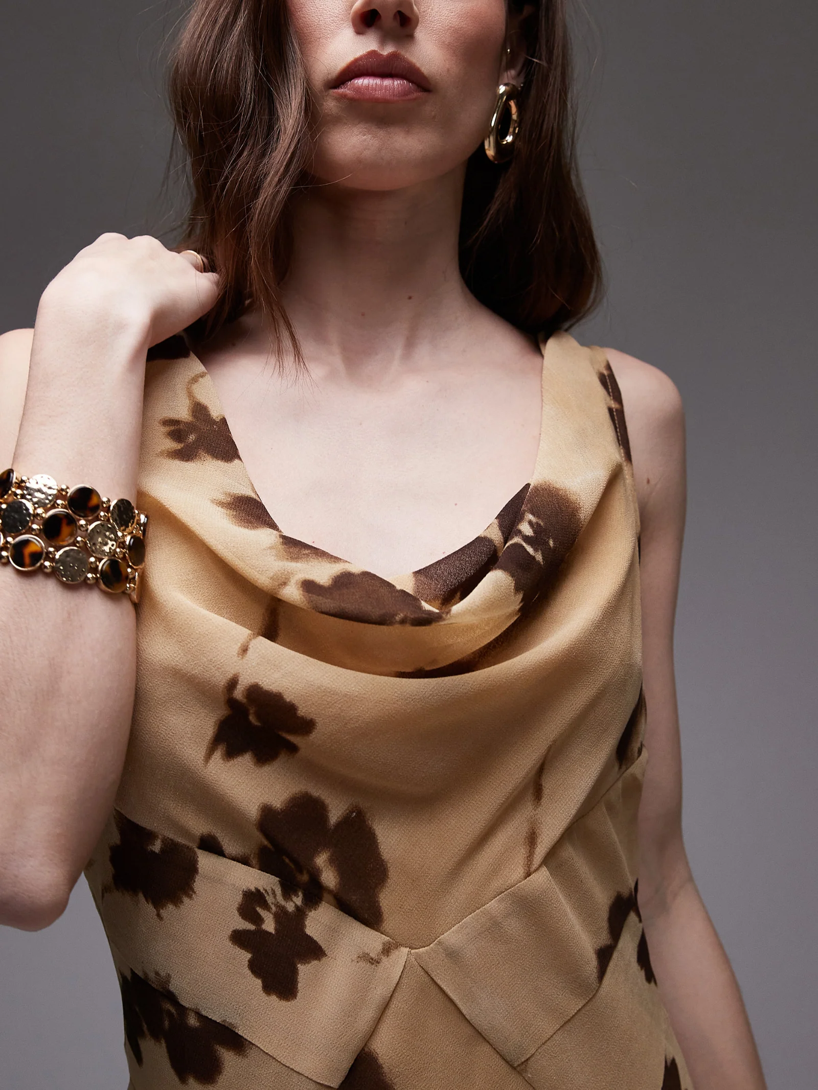 Cowl Neck Maxi Dress - Image 2