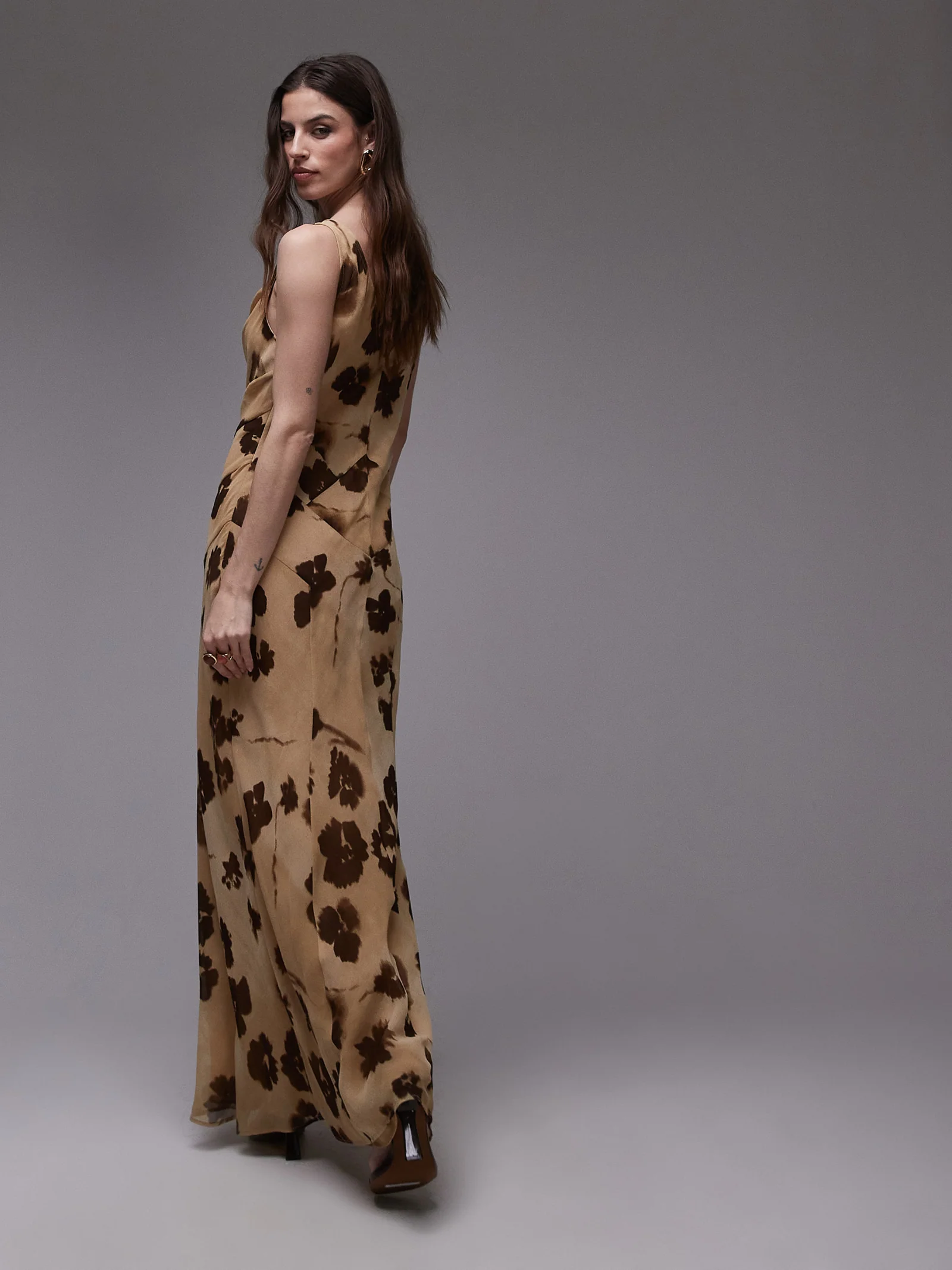 Cowl Neck Maxi Dress - Image 3