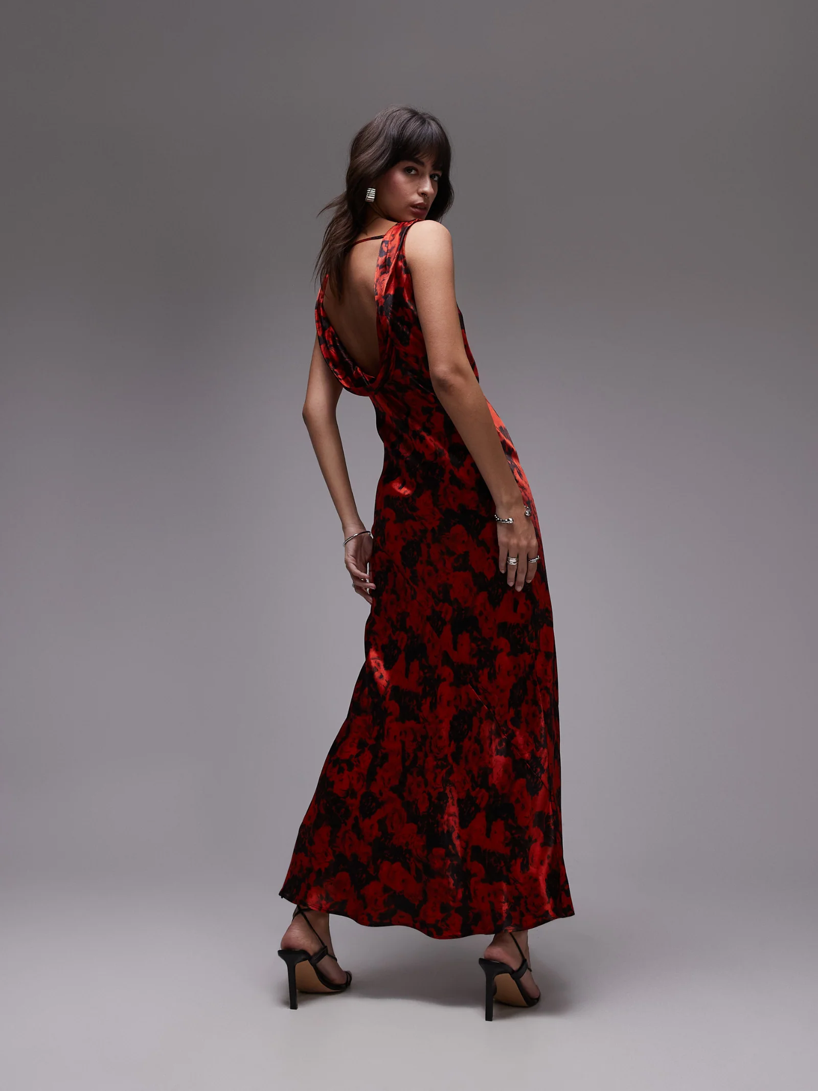 Cowl Neck Maxi Dress - Image 2