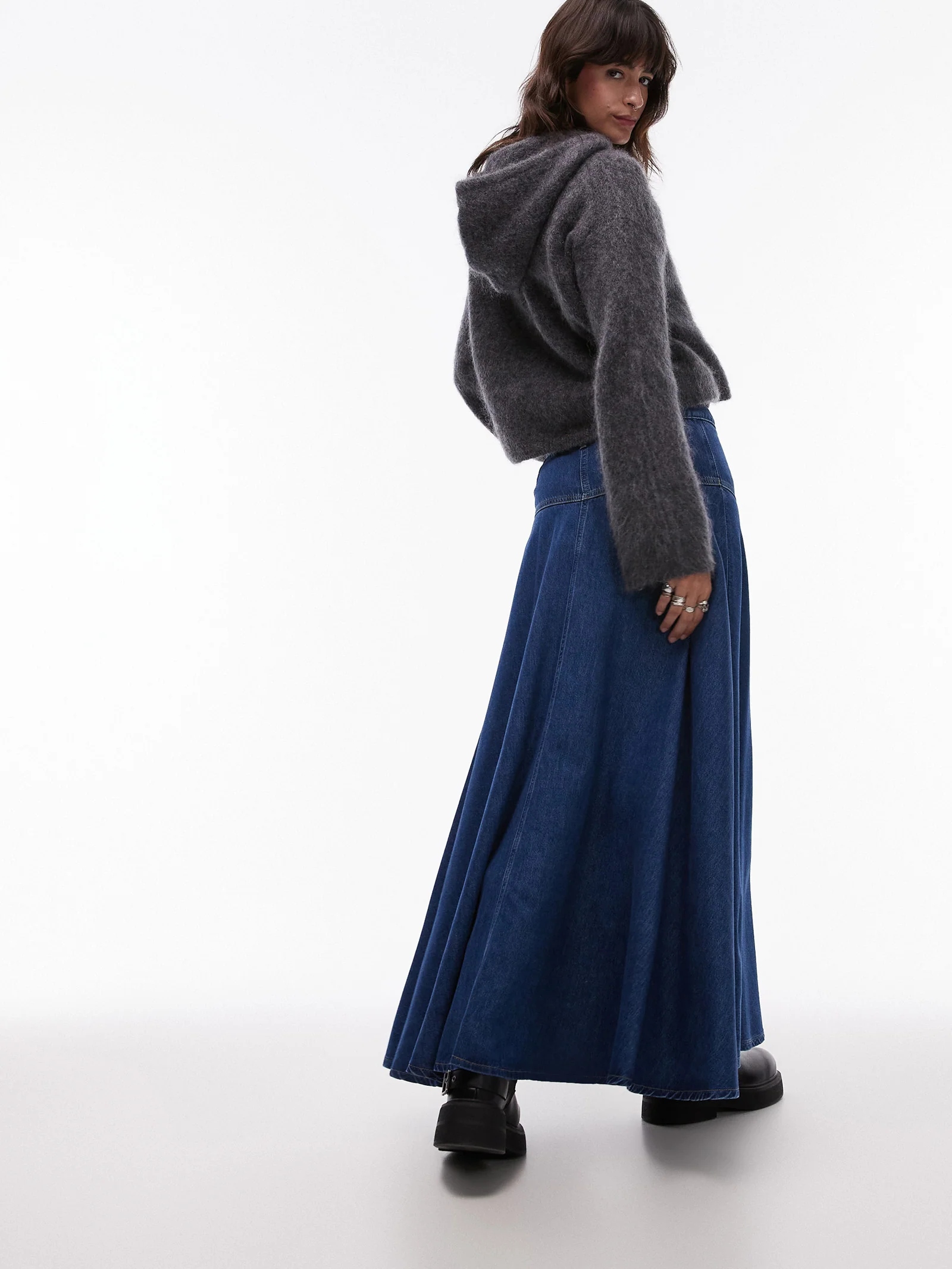 Denim A-Line Skirt - Image 2