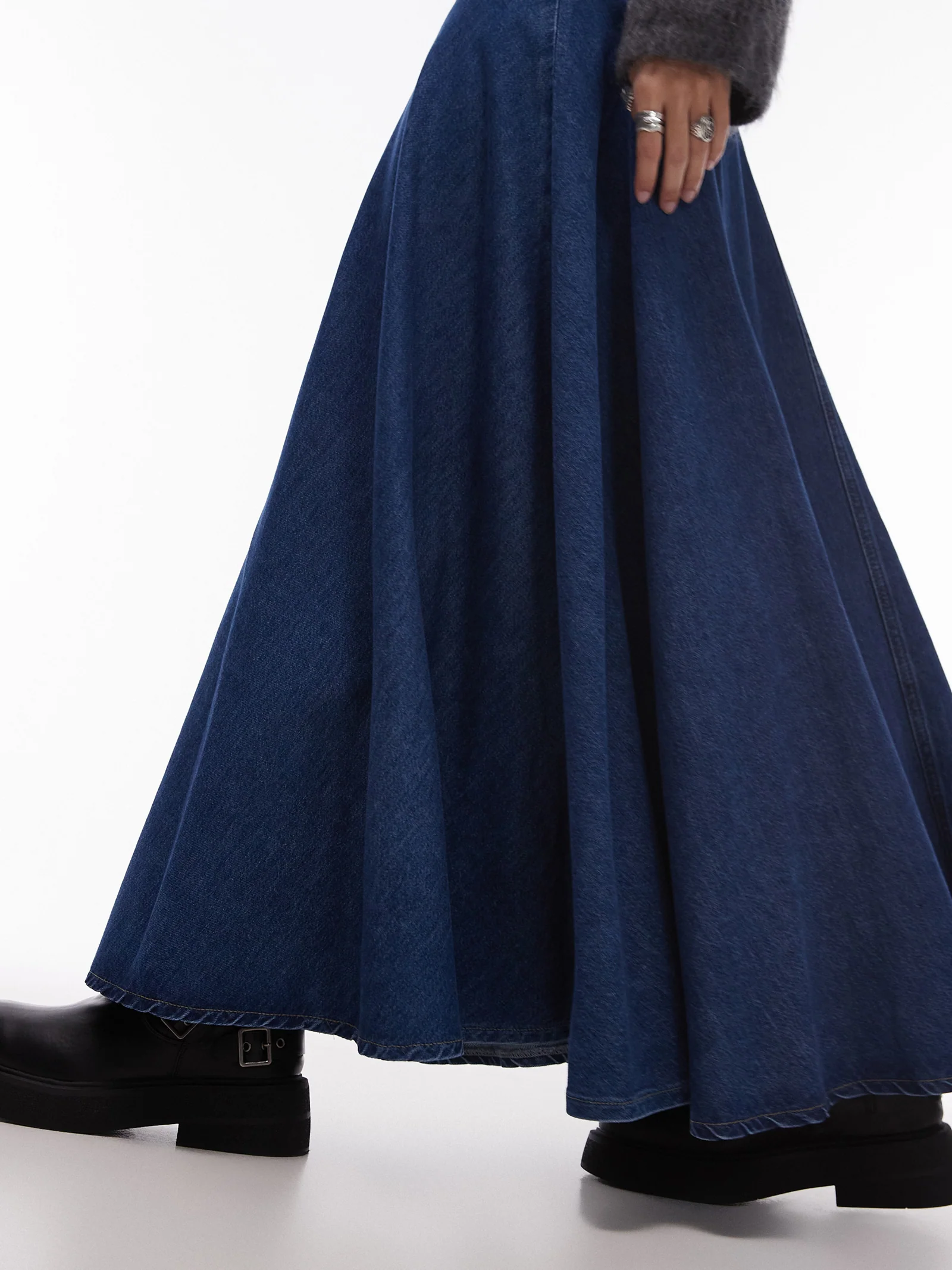 Denim A-Line Skirt - Image 4