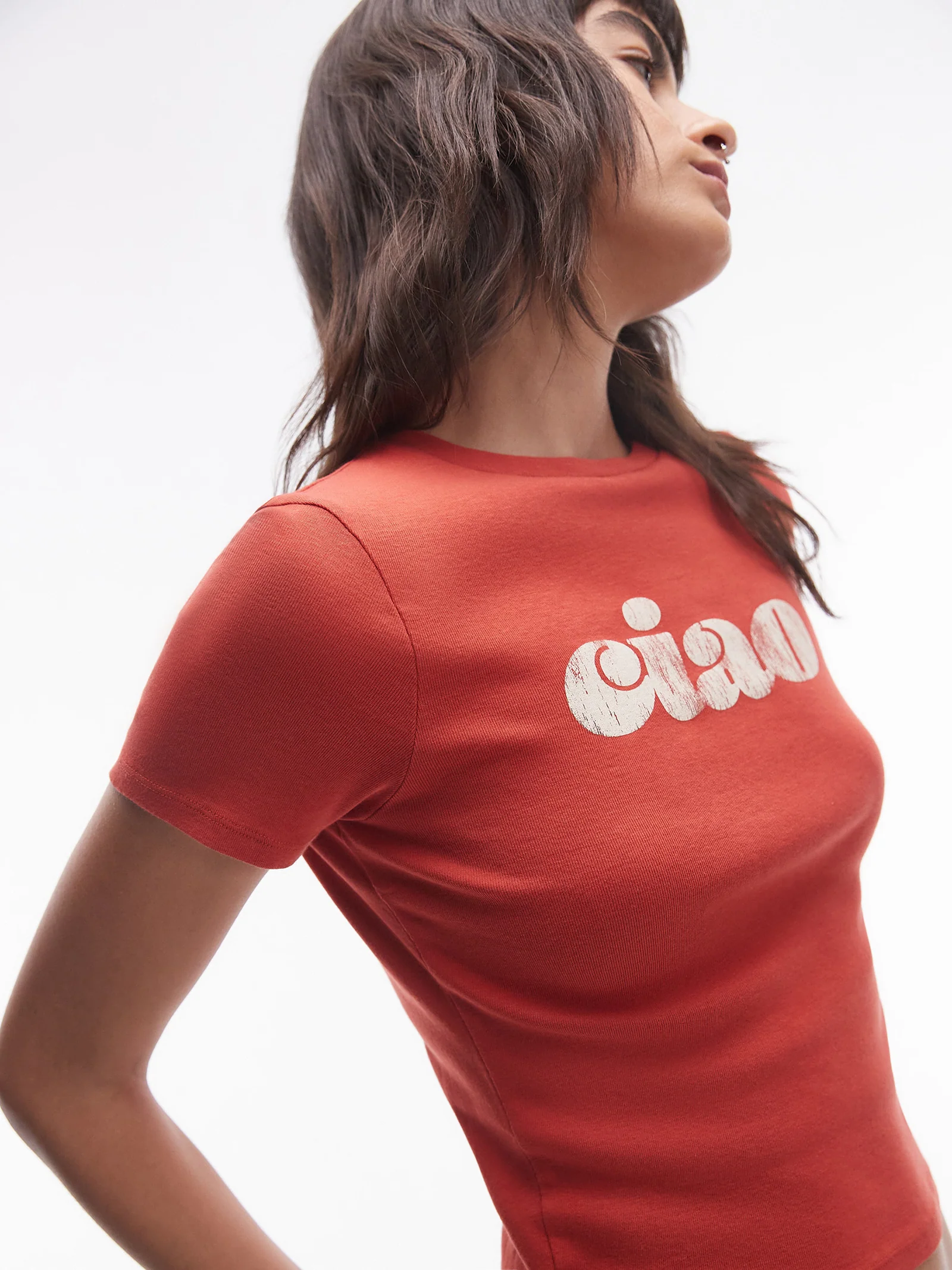 Graphic Ciao Baby Tee - Image 4