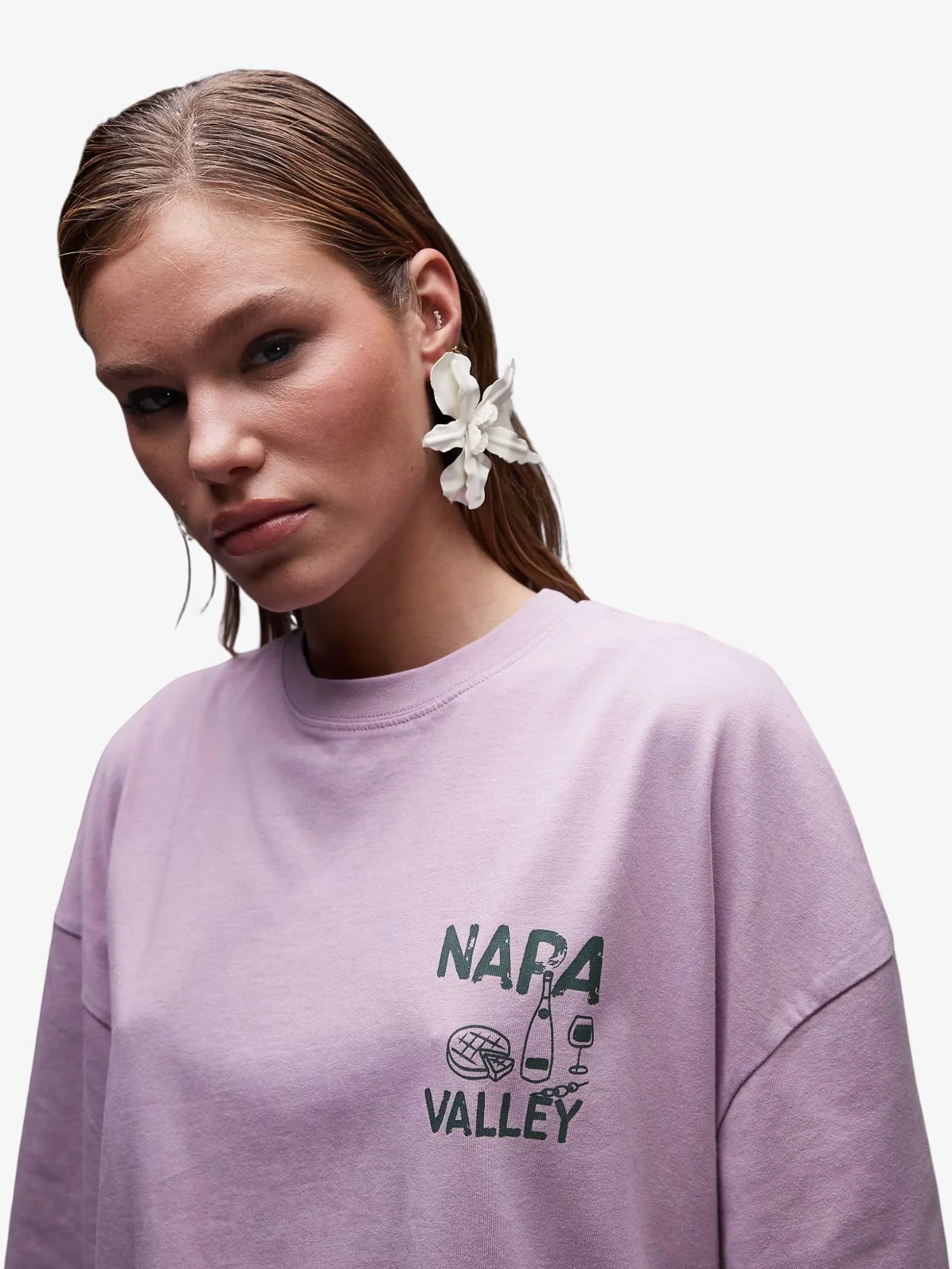 Graphic Napa Valley Oversized Tee - Image 4