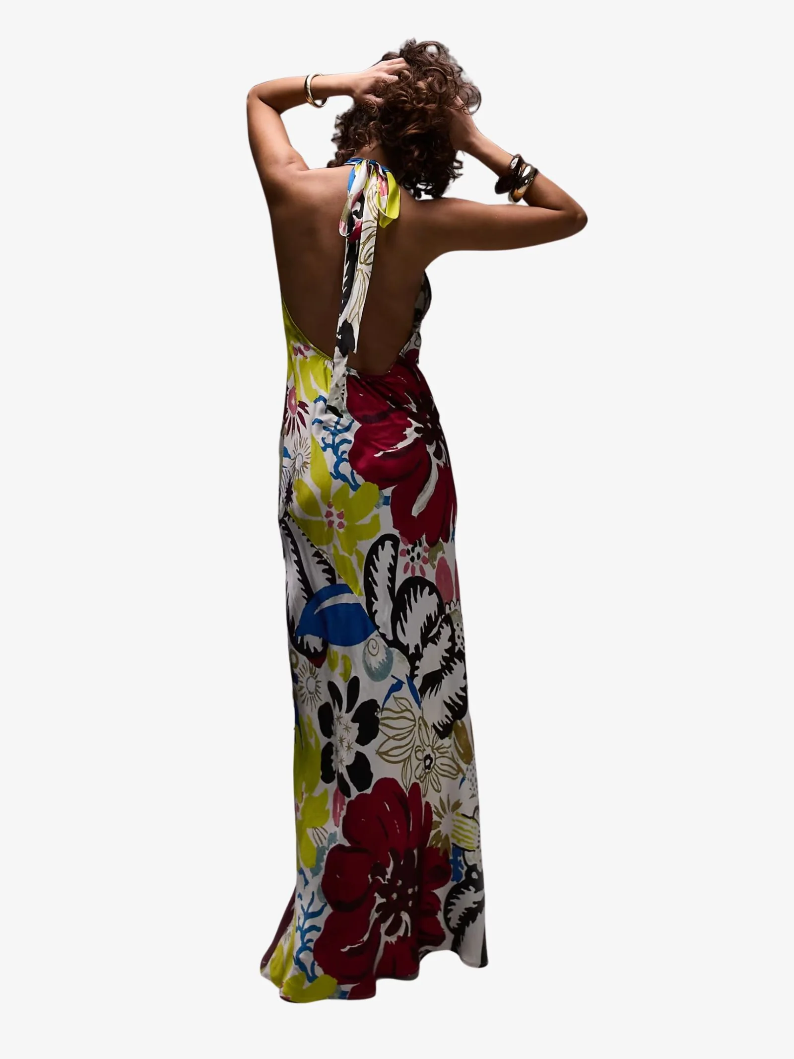 Halter Neck Maxi Dress - Image 2