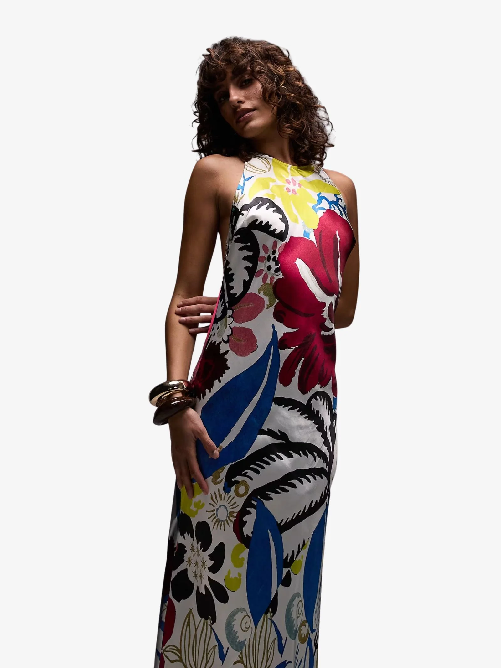 Halter Neck Maxi Dress - Image 3