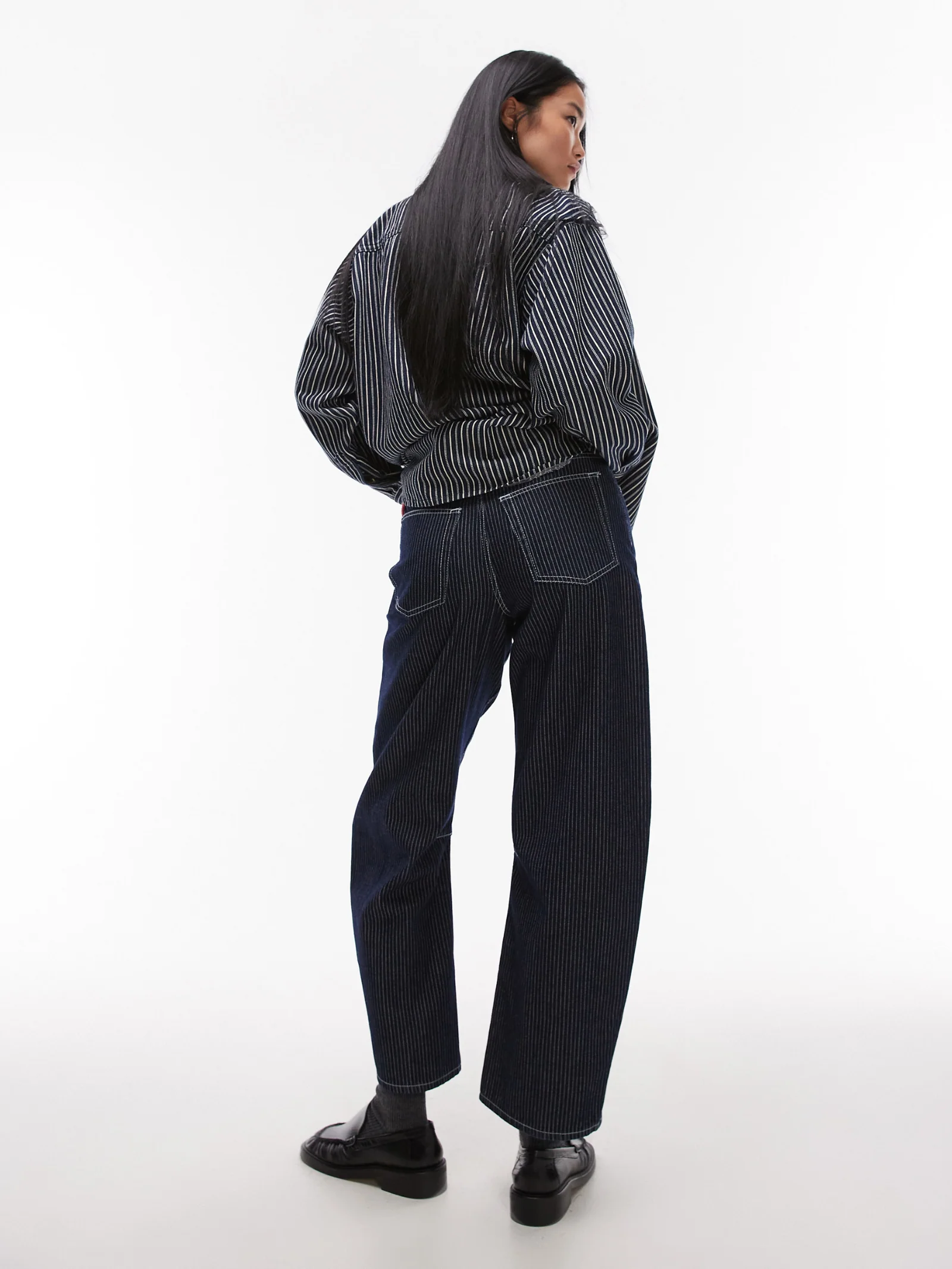 Mid Rise Barrel Jeans - Image 2