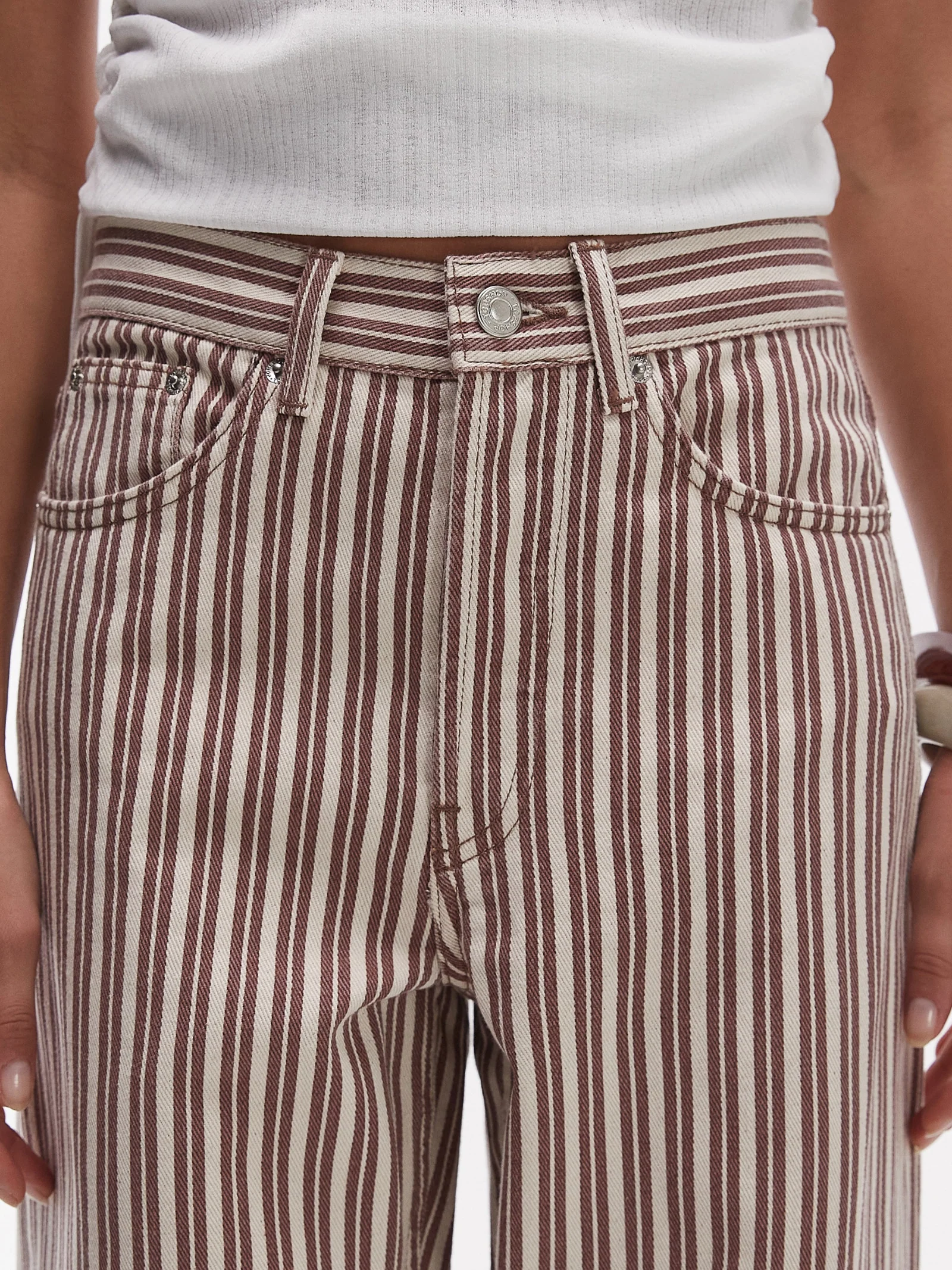 Mid Rise Column Jeans - Image 4