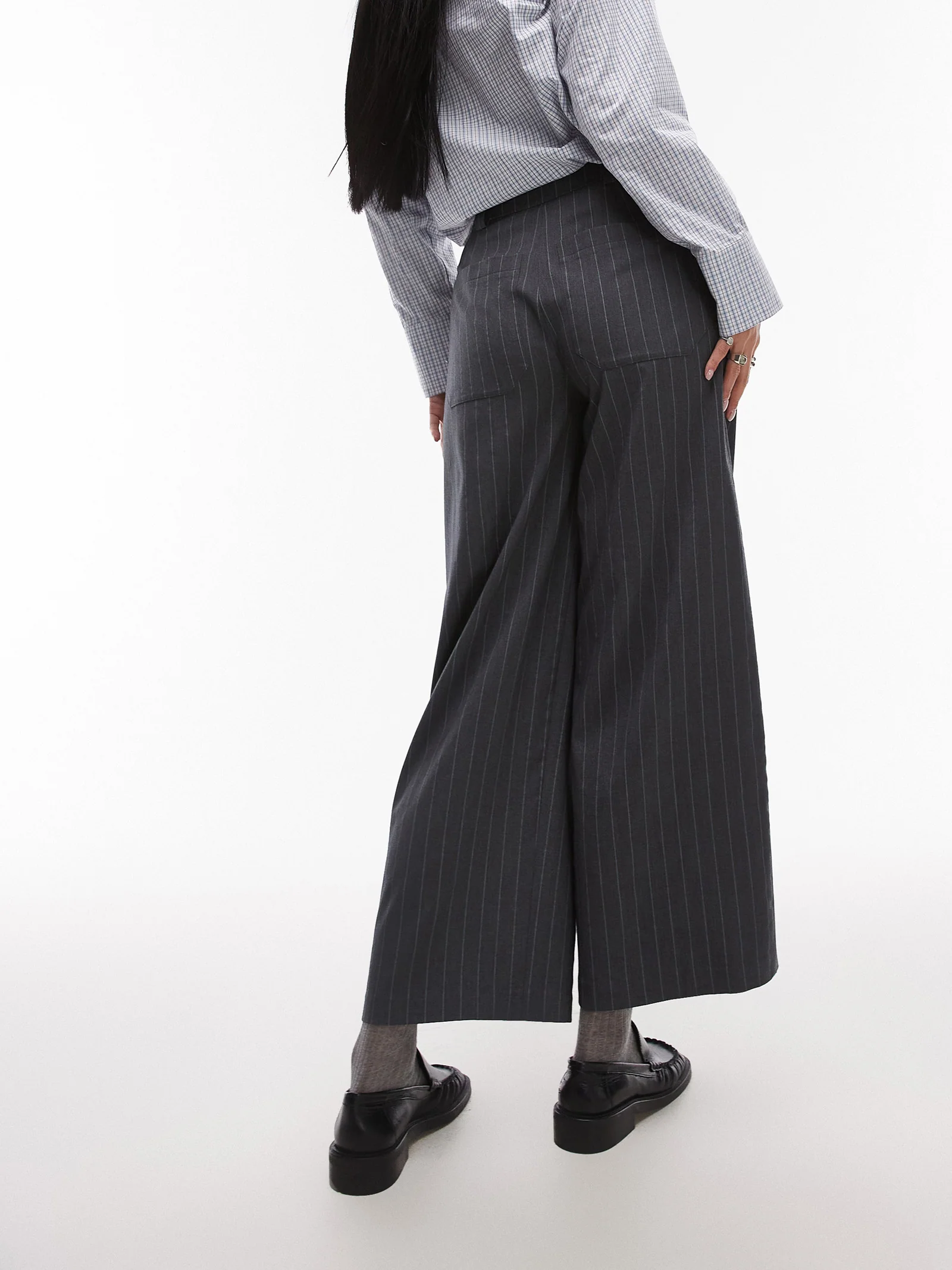 Pinstripe Tailored Trouser - Image 2