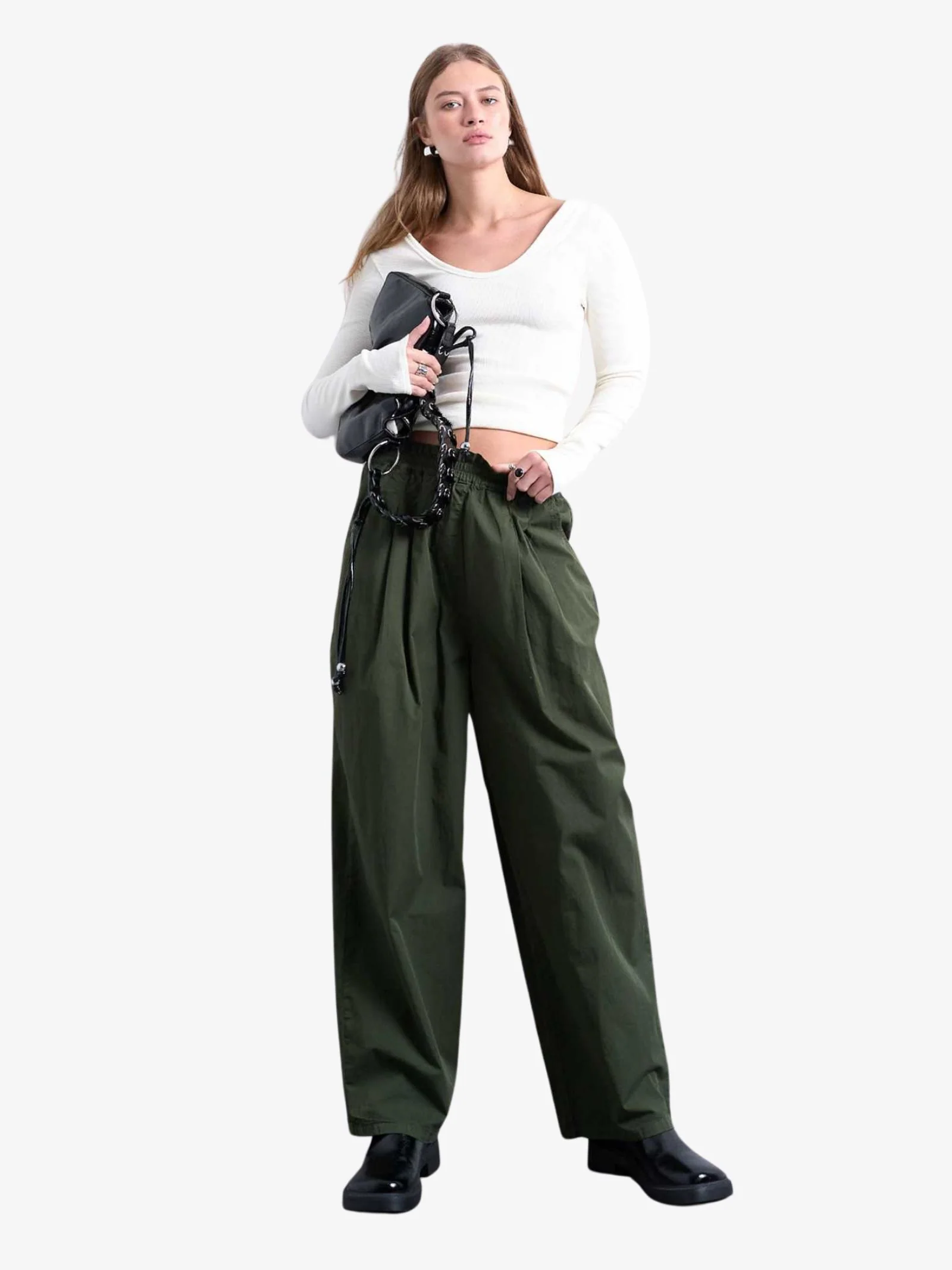 Pleated Balloon Jogger - Image 2
