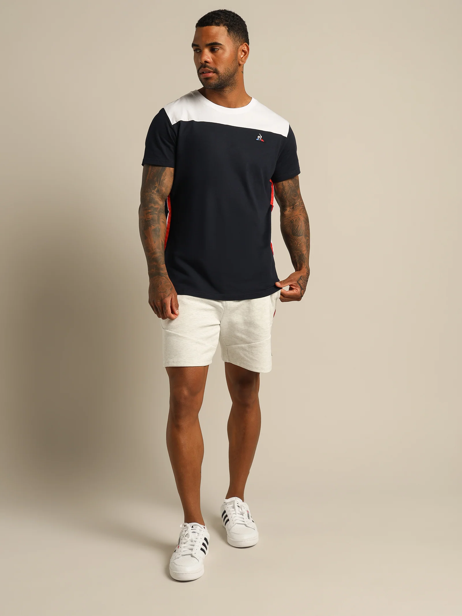 Tricolore Chevron T-Shirt - Image 6