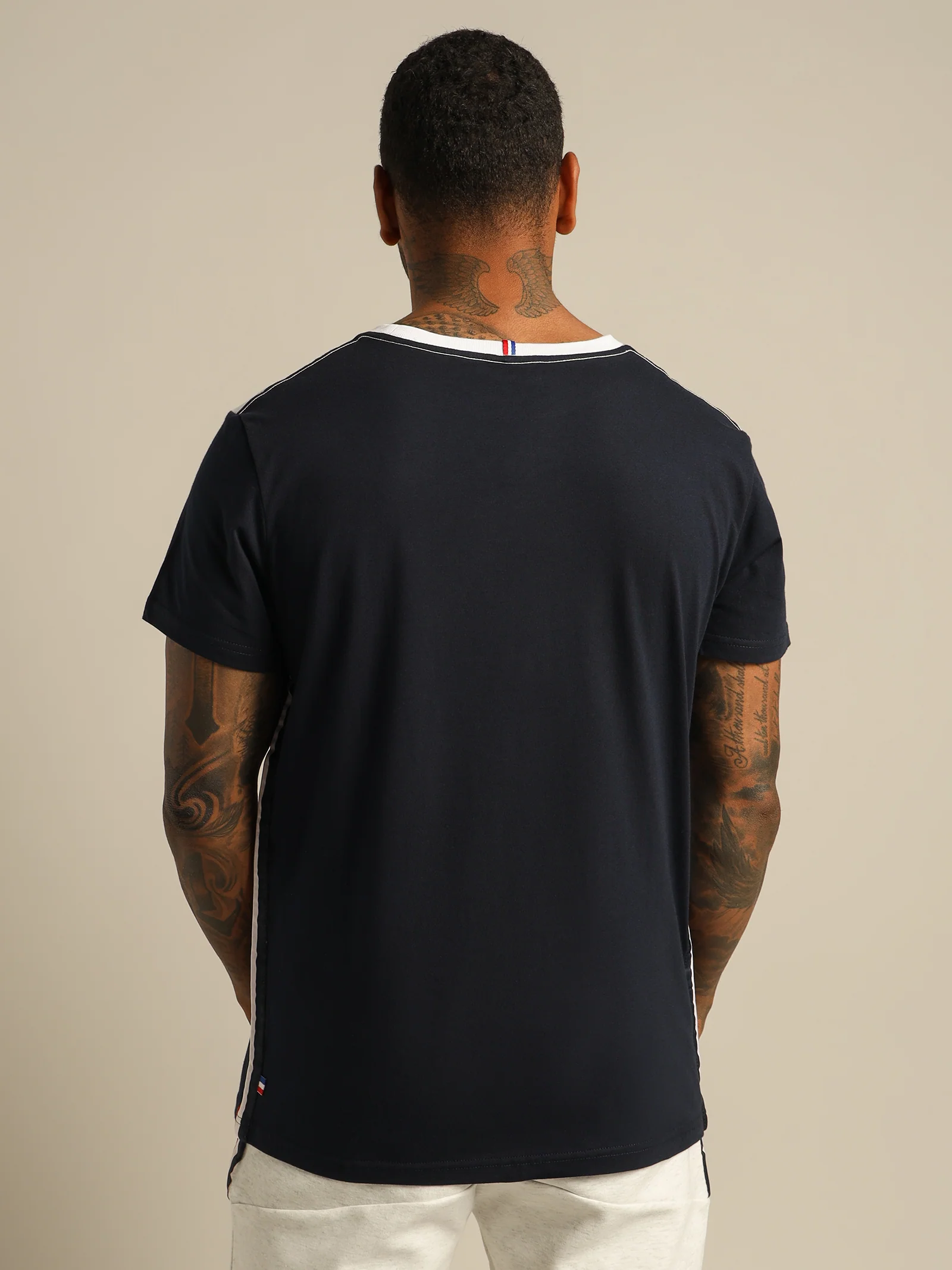 Tricolore Chevron T-Shirt - Image 7