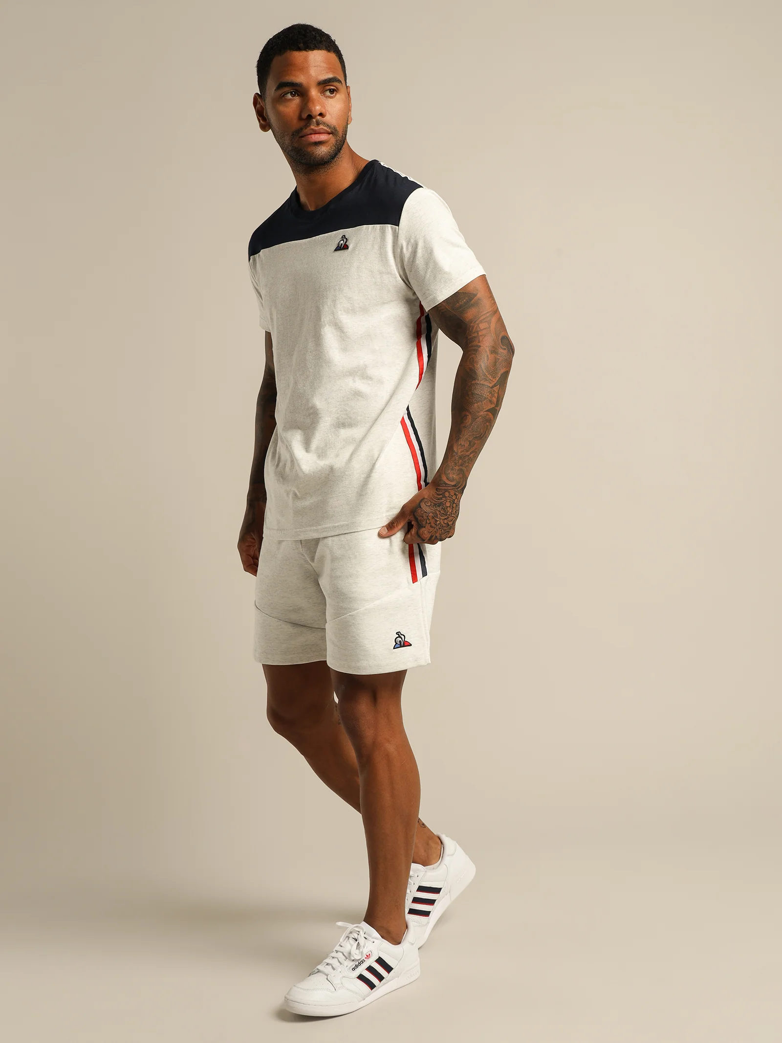 Tricolore Chevron T-Shirt - Image 3