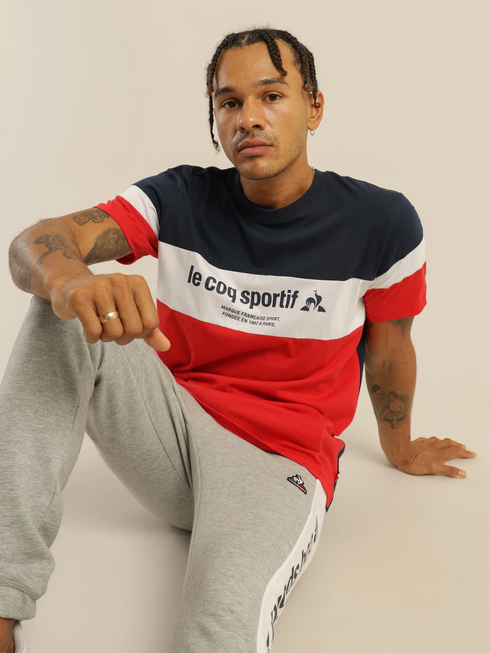 Tricolore Logo T-Shirt - Image 2