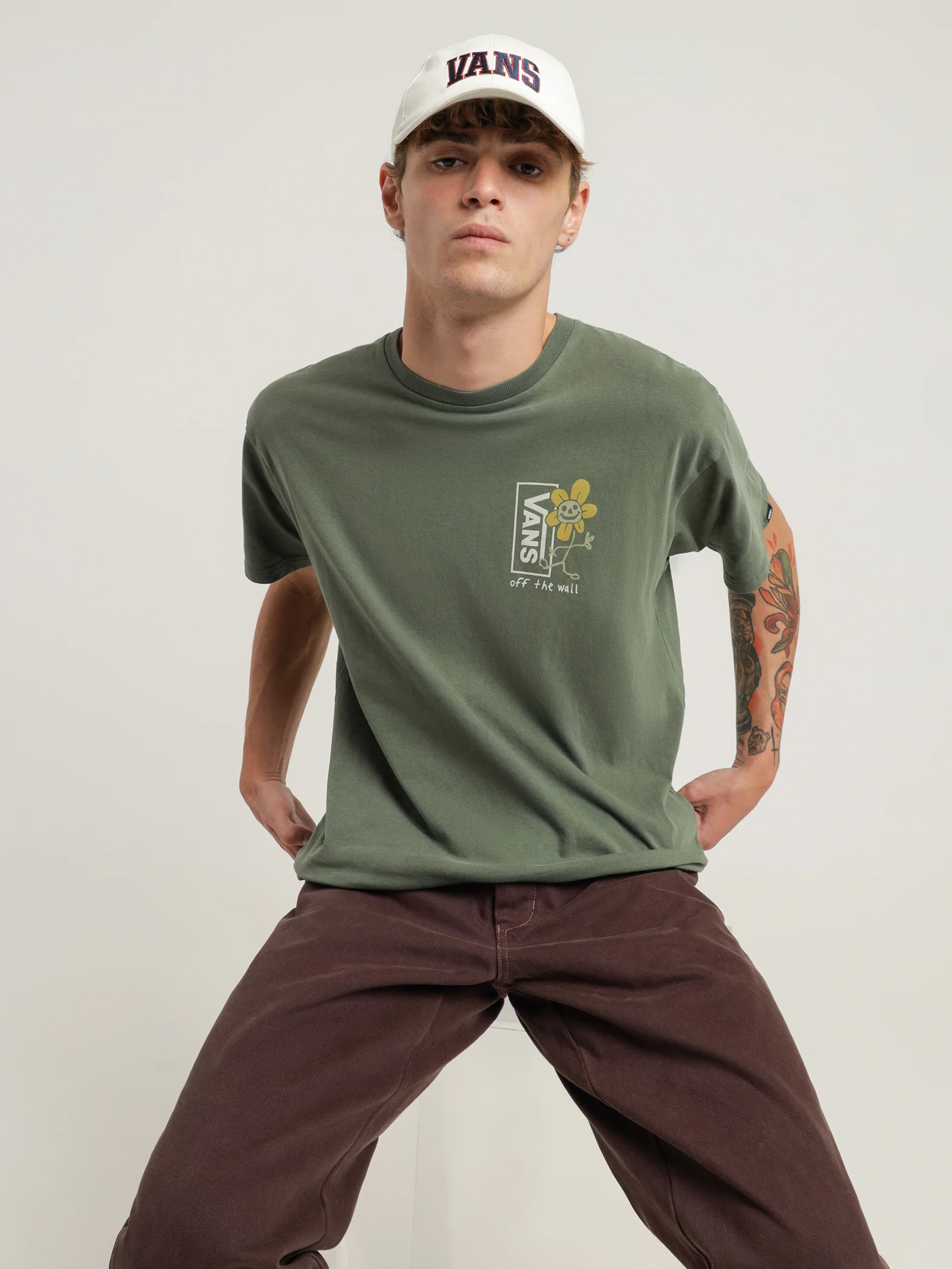 Trippy Grin Floral T-Shirt - Image 2