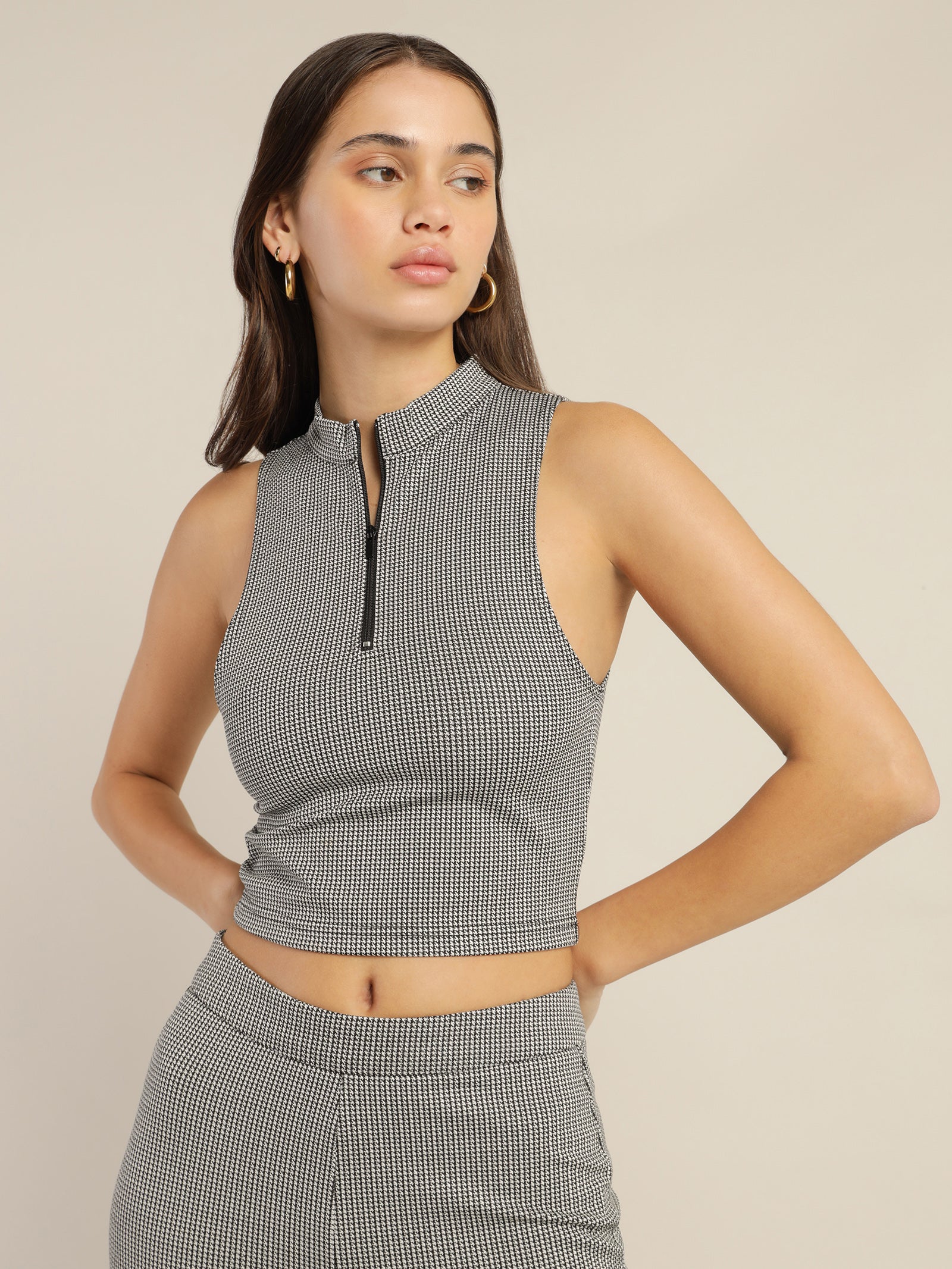 Trixie Zip Front Top - Image 3