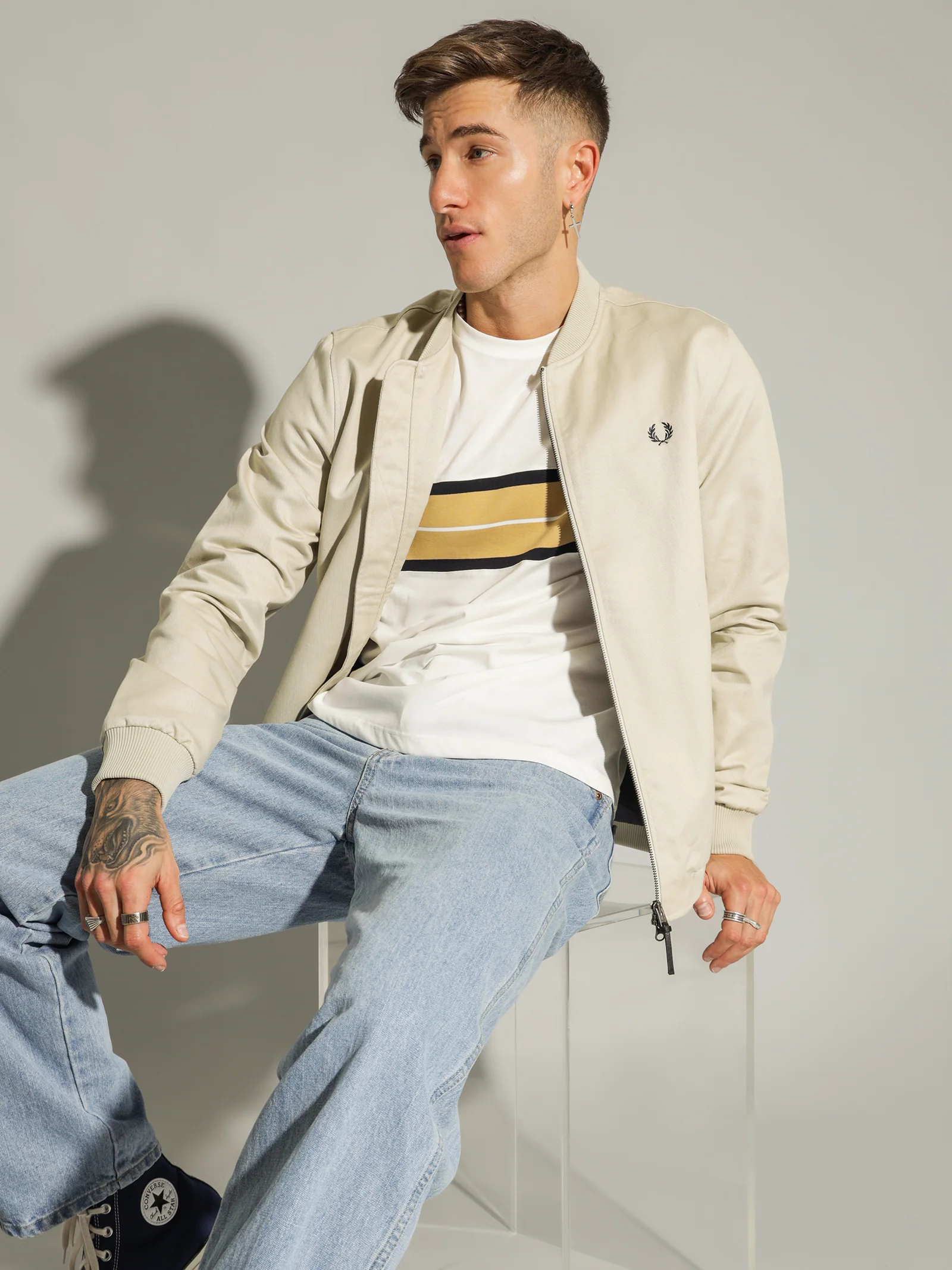 Twill Bomber Jacket - Image 2