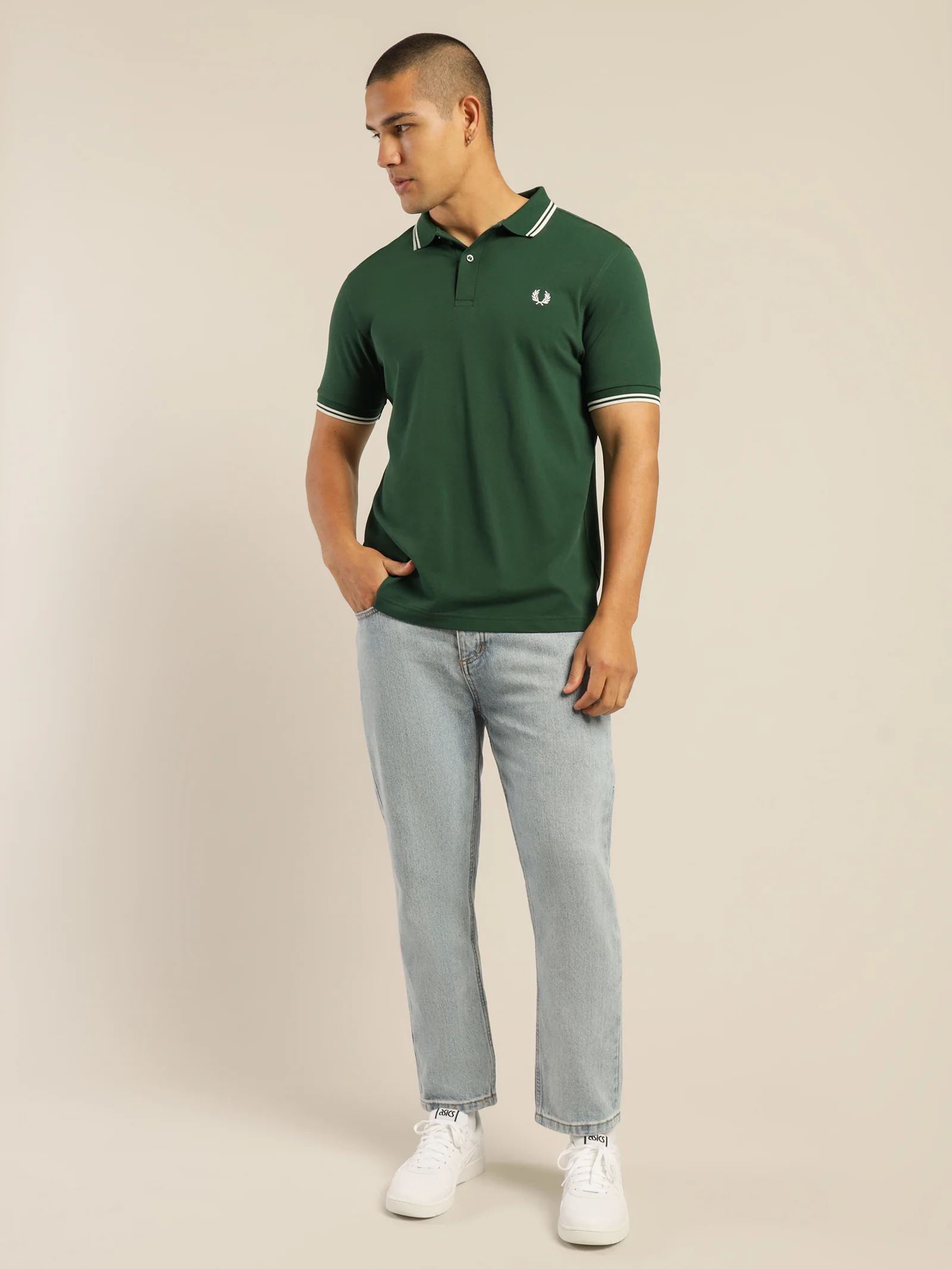 Twin Tipped Polo Shirt - Image 4