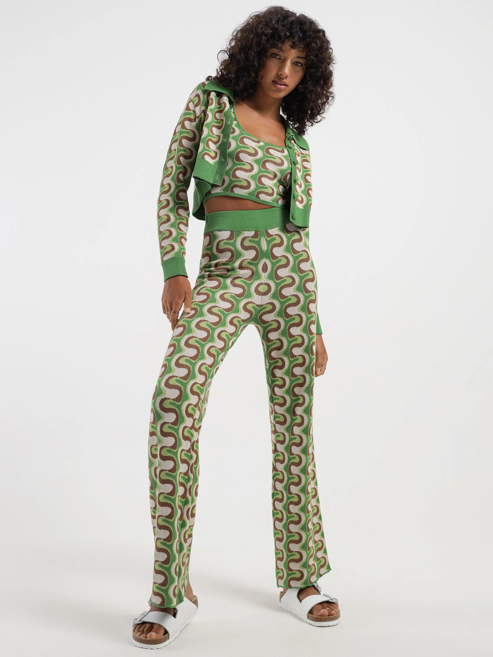 Twisty Turn Knit Pants - Image 2