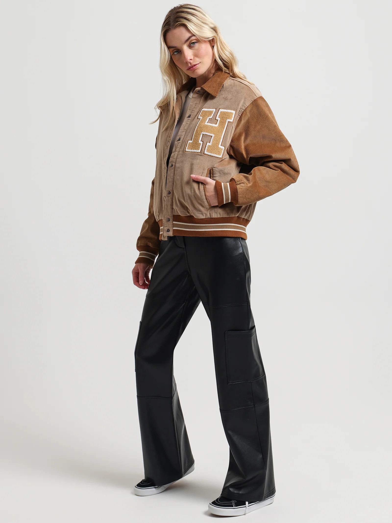 Two Tone Bomber Jacket - Image 5
