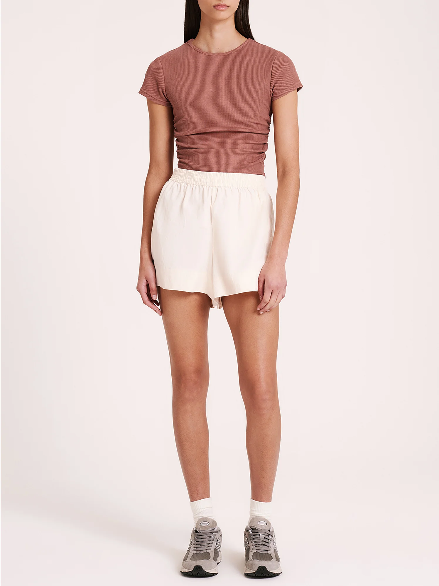 Tye Gathered T-Shirt - Image 2