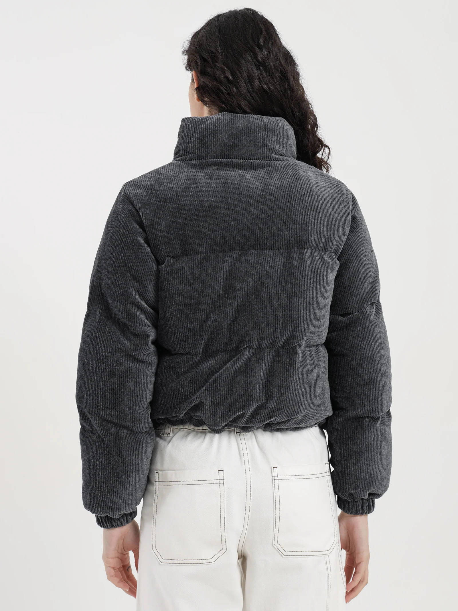 Tyler Cord Puffer Jacket - Image 6