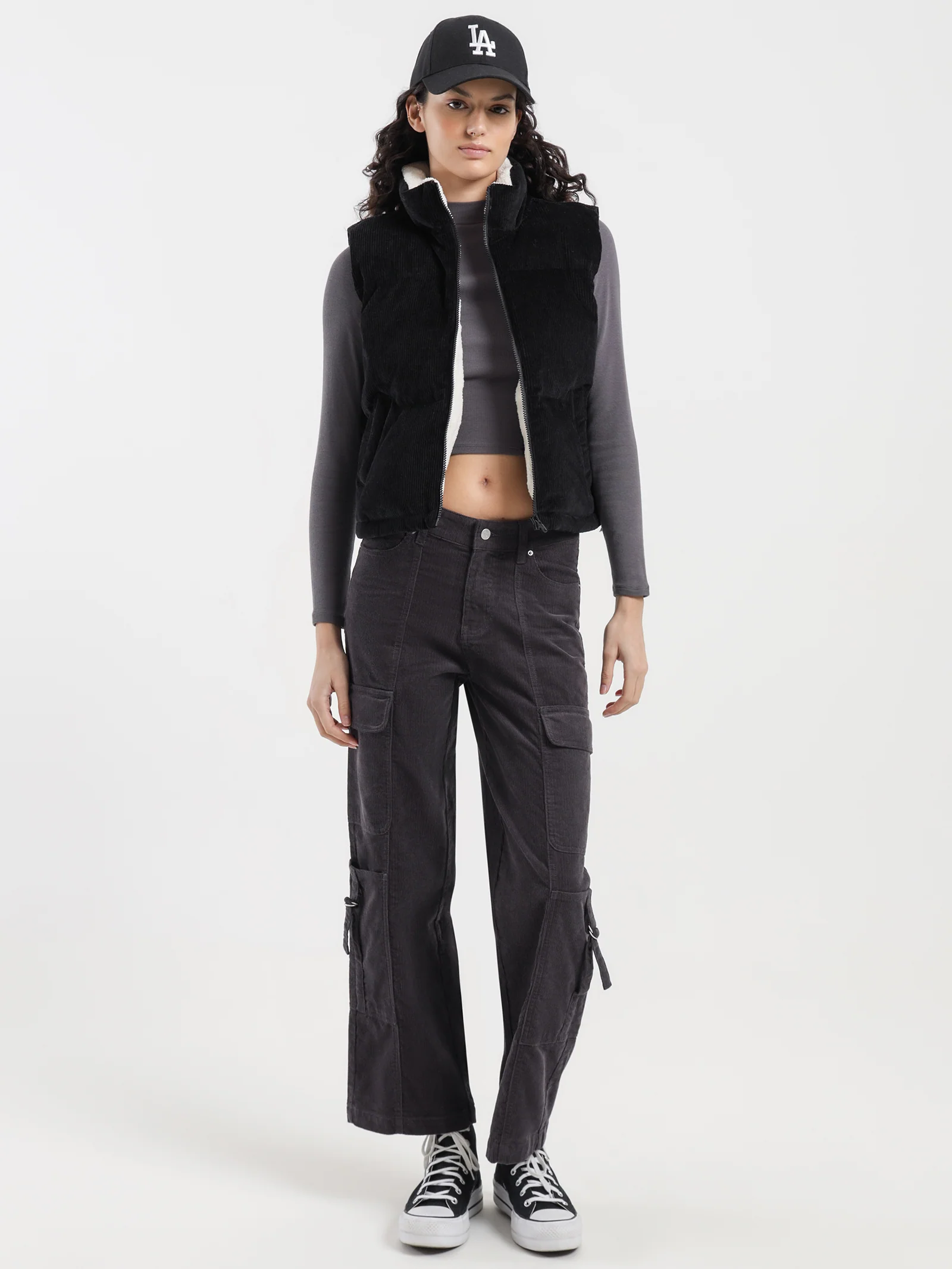 Tyler Cord Puffer Vest - Image 5